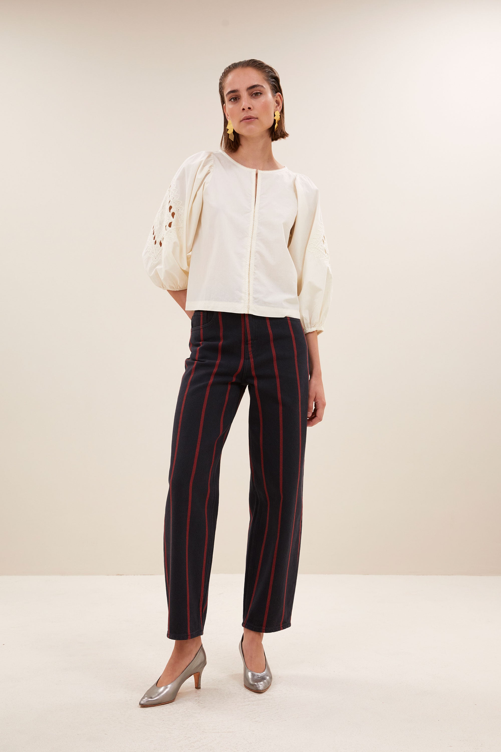 rae blouse | cloud white