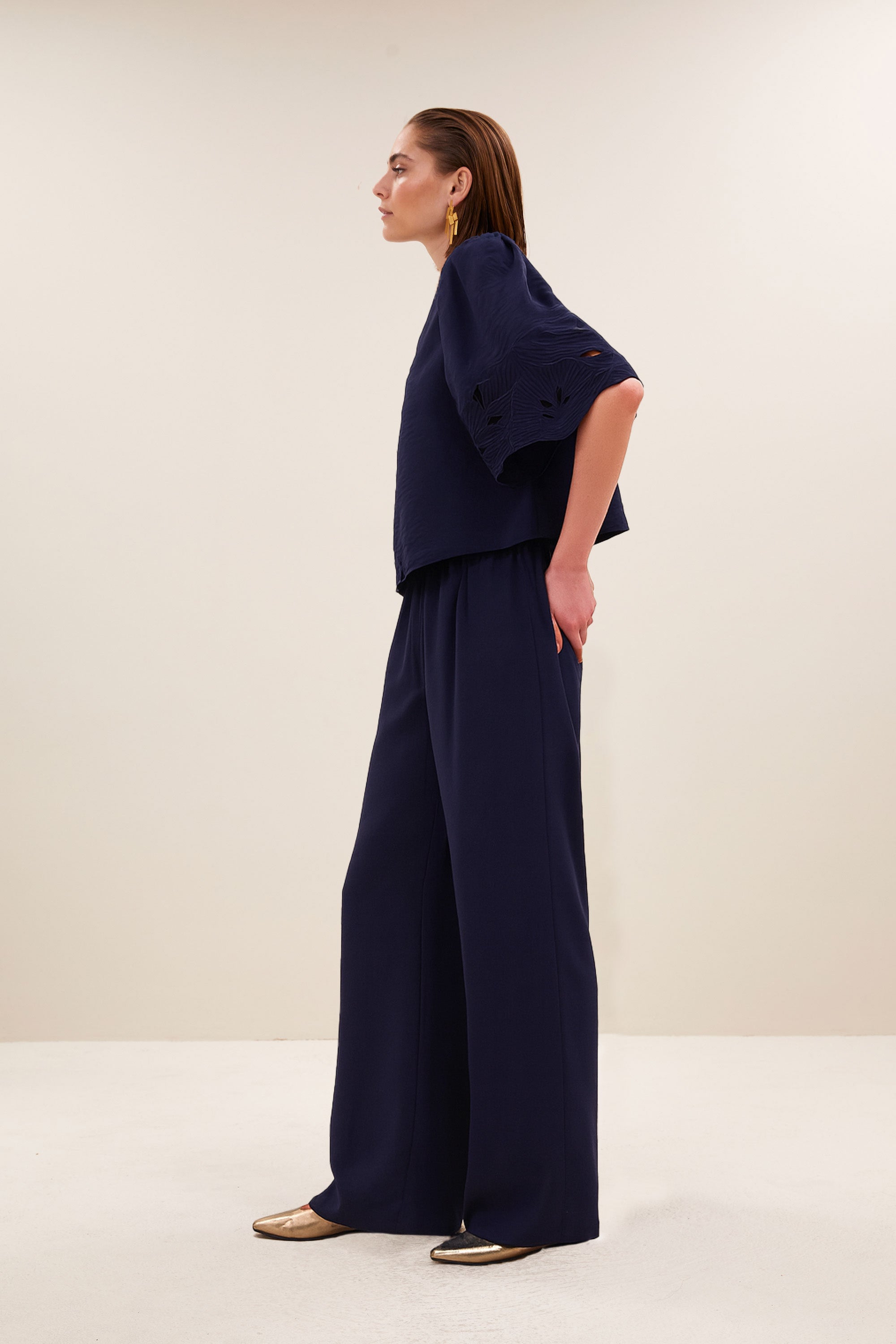 audrey blouse | evening blue