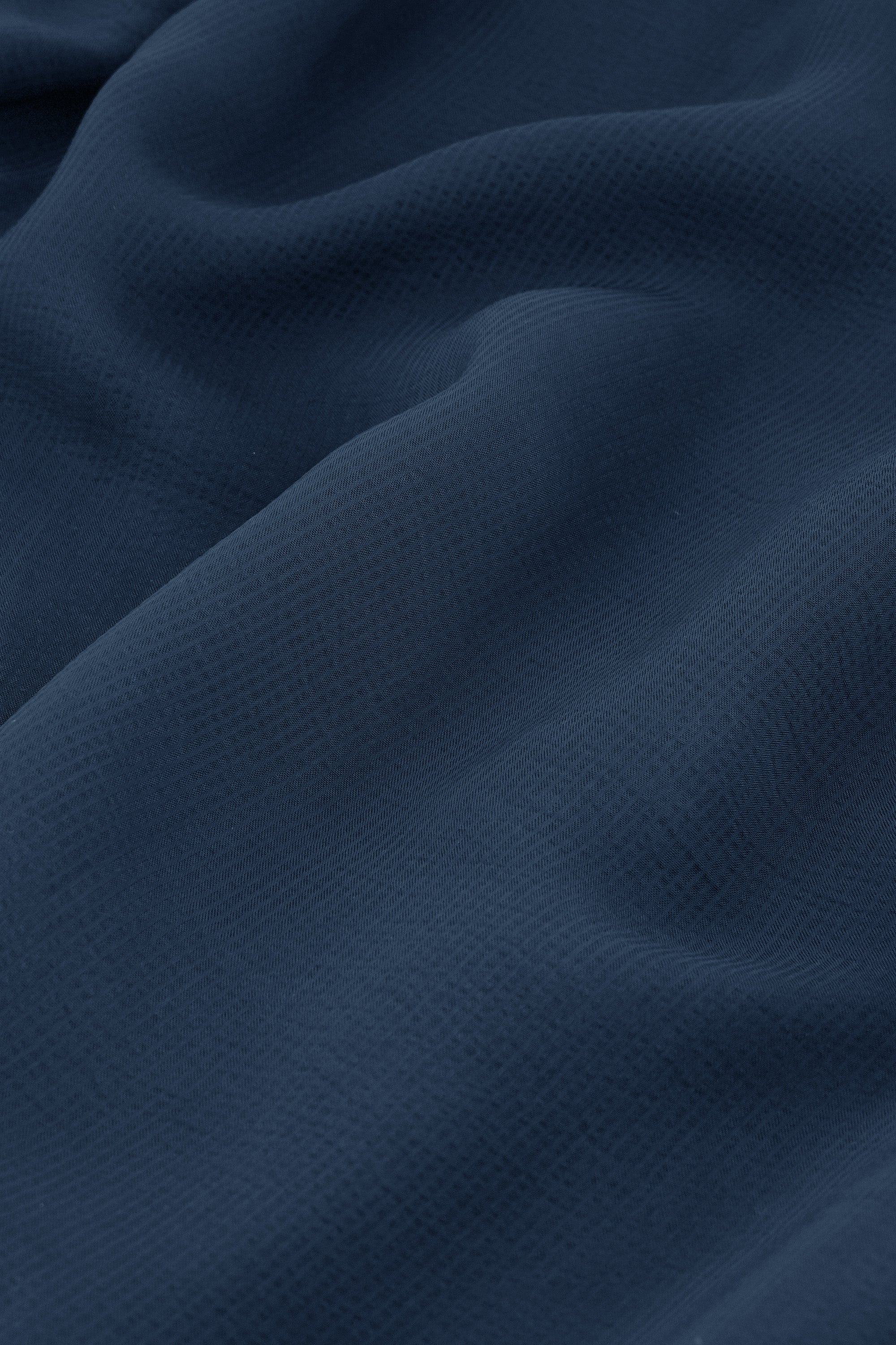 donna satin stripe blouse | evening blue