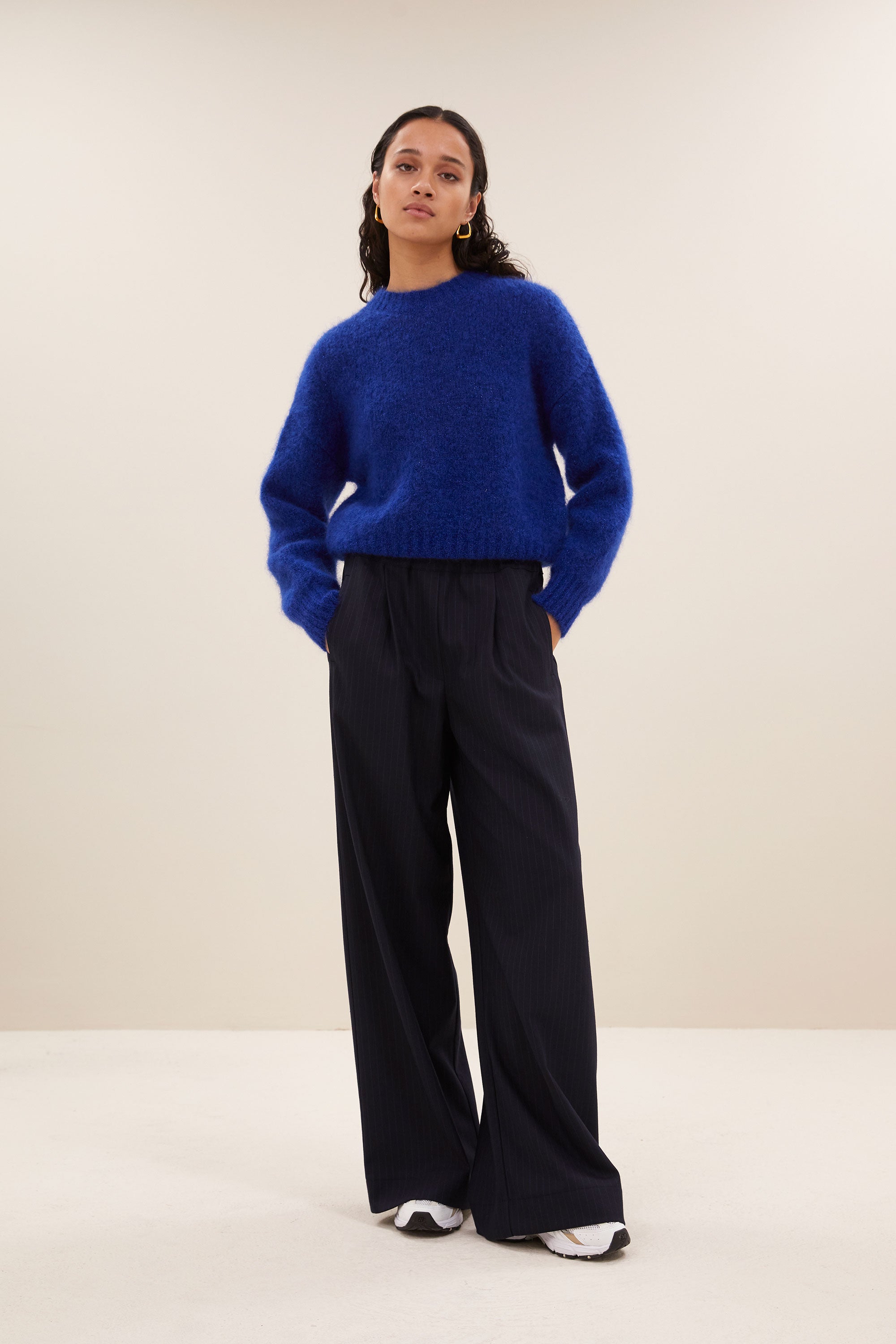 sonny sparkle pullover | queens blue