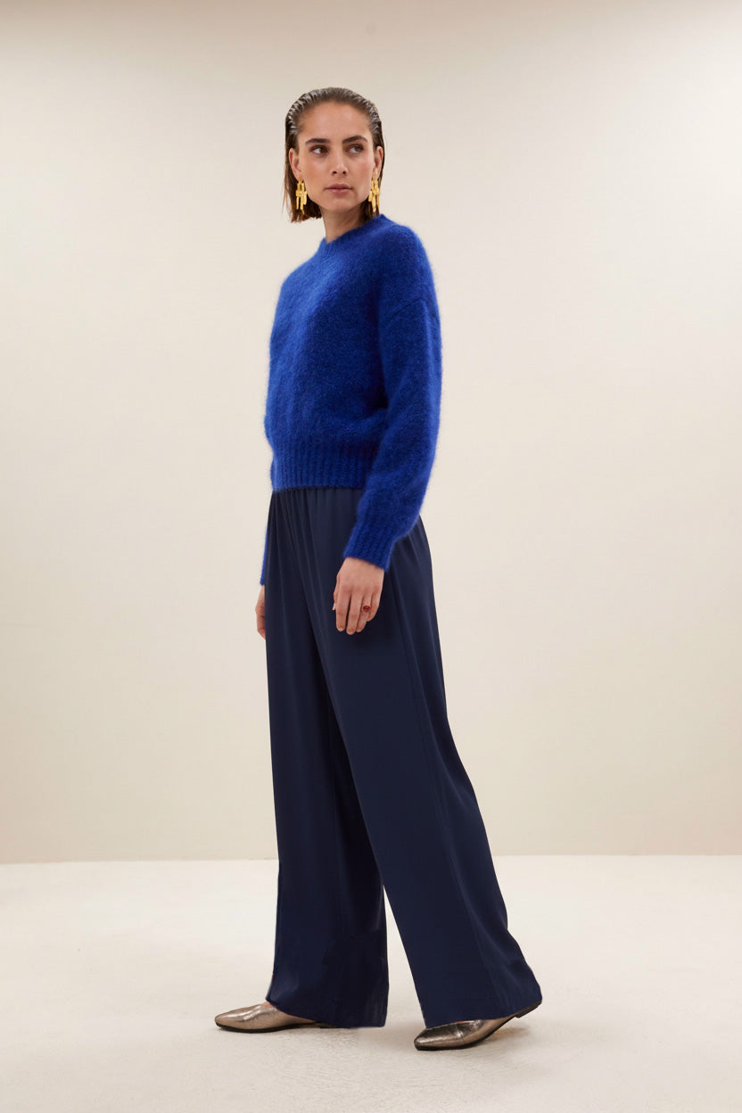 sonny sparkle pullover | queens blue