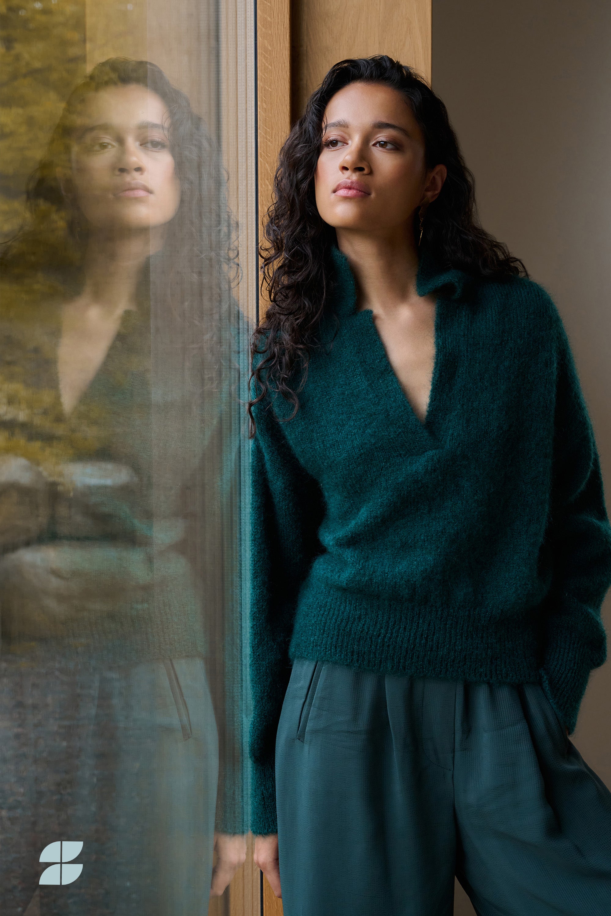 polo pullover | dark green