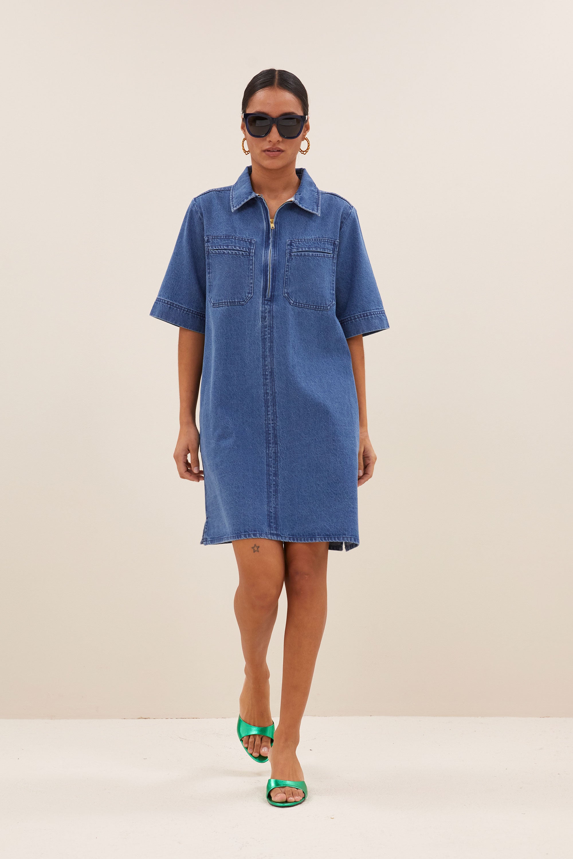 philipe denim dress | medium denim