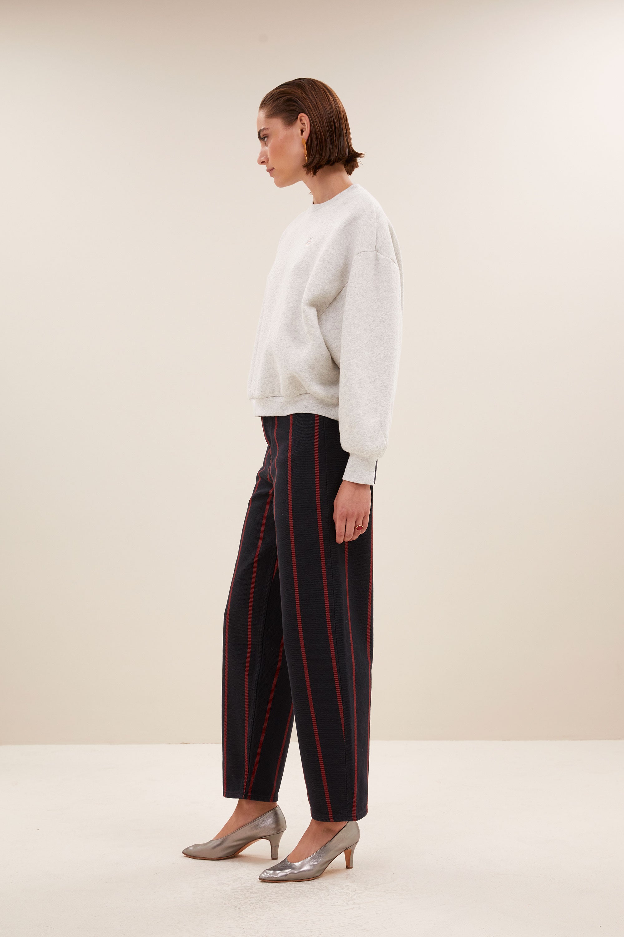 bibi dance sweater | light grey melee