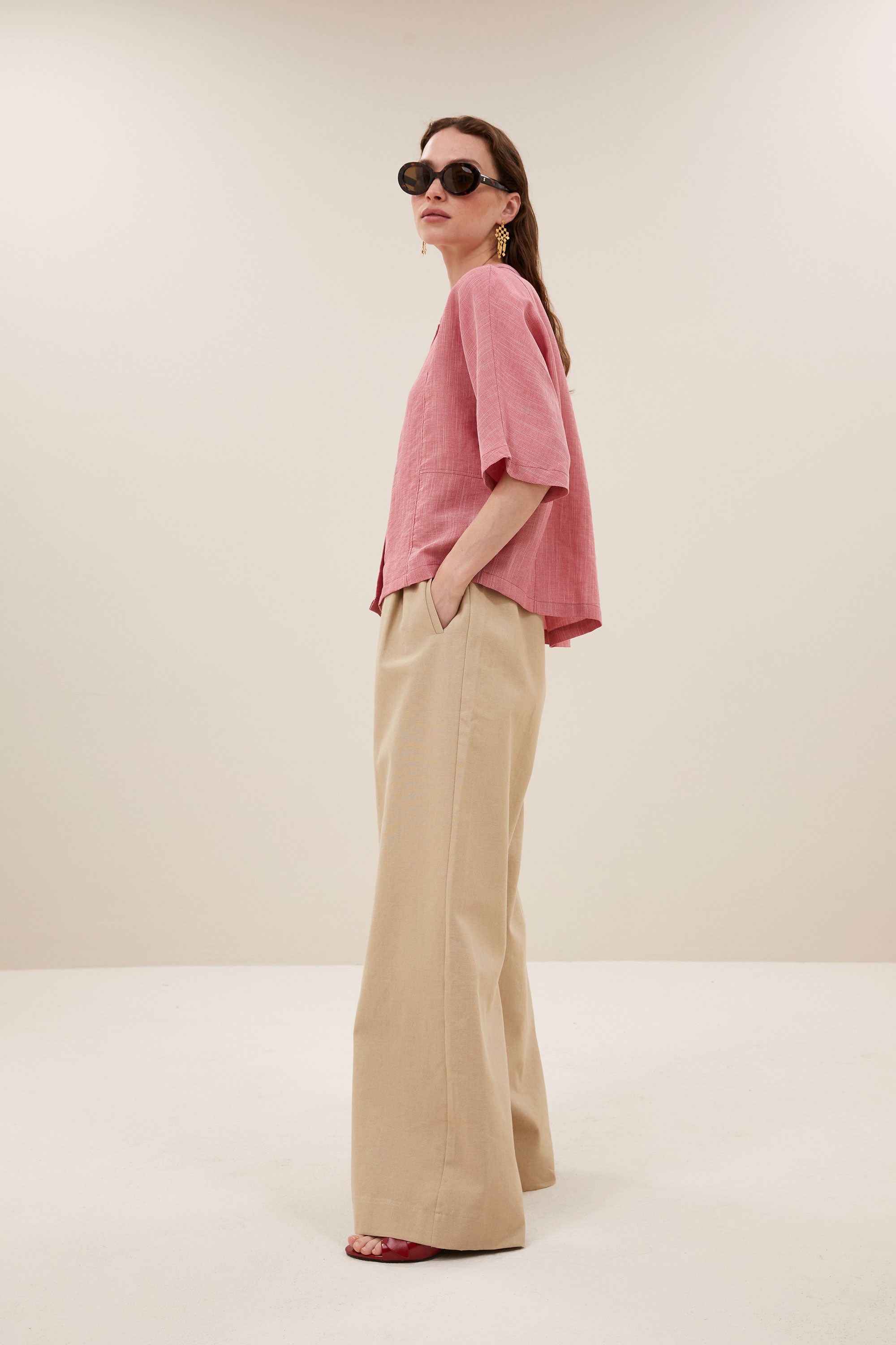 siem chambray blouse | lollipop