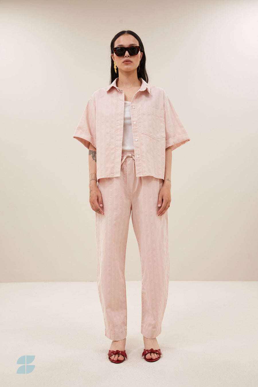 novi blouse | old pink