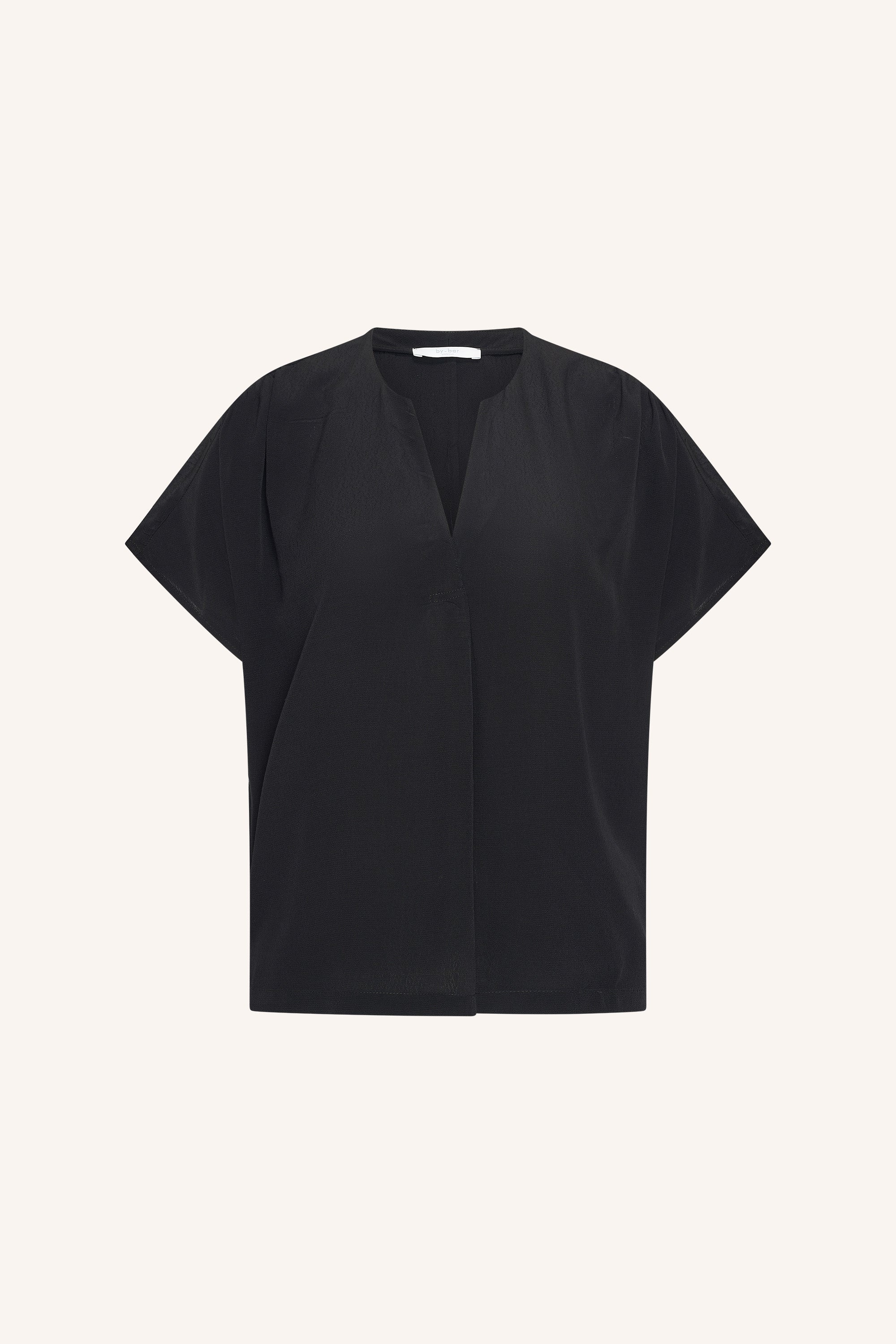moon viscose blouse | jet black
