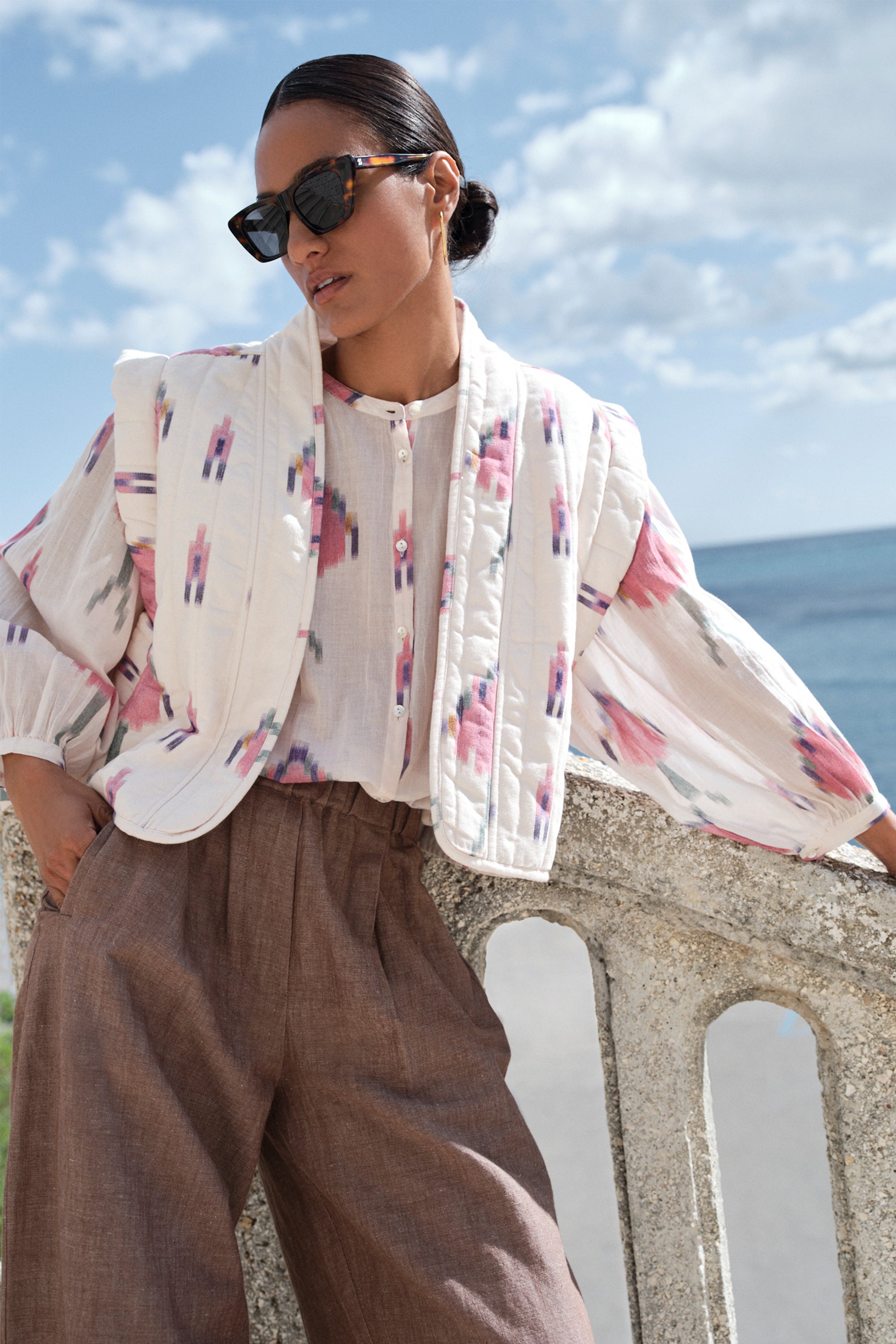 becky ikat blouse | spring ikat