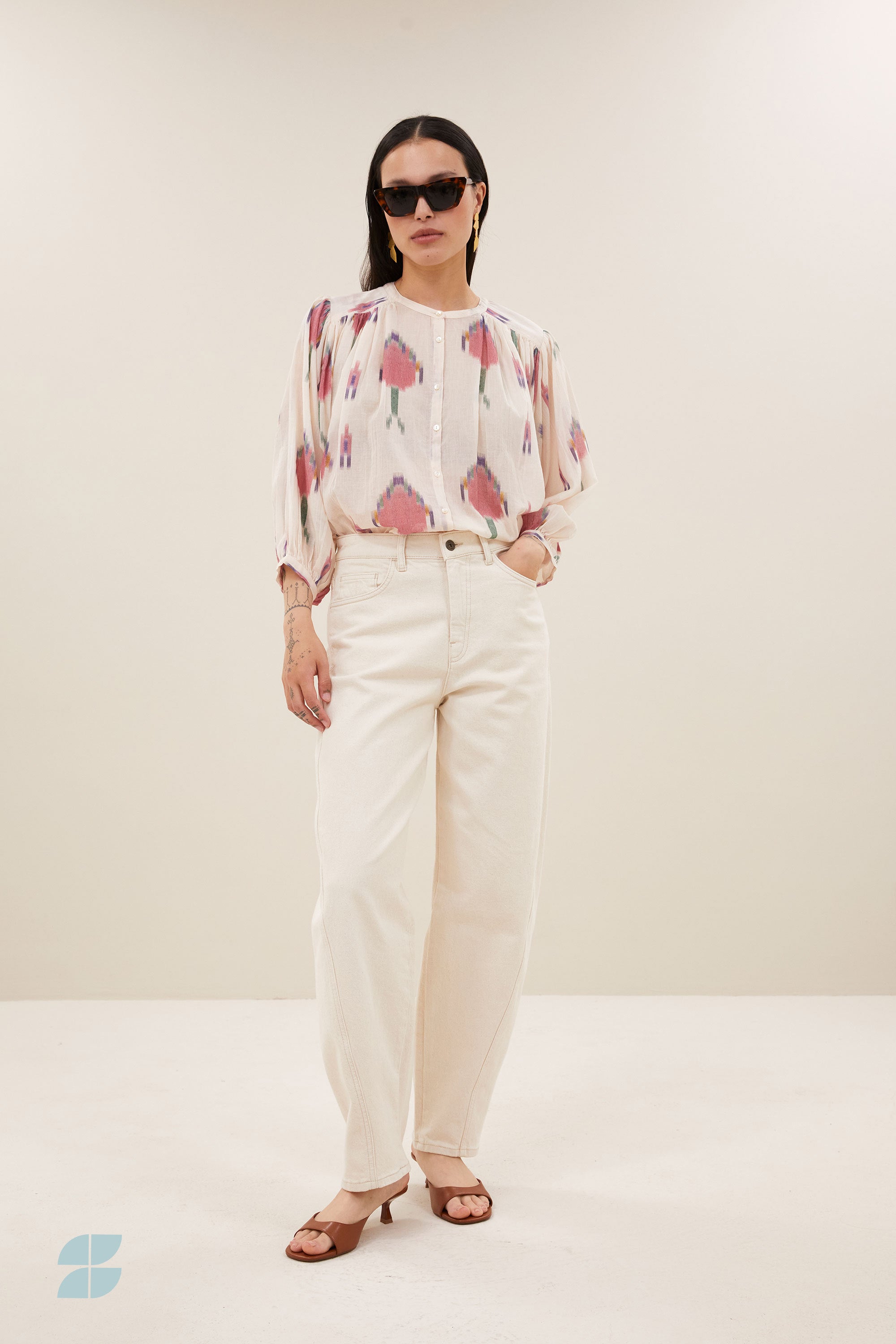 becky ikat blouse | spring ikat