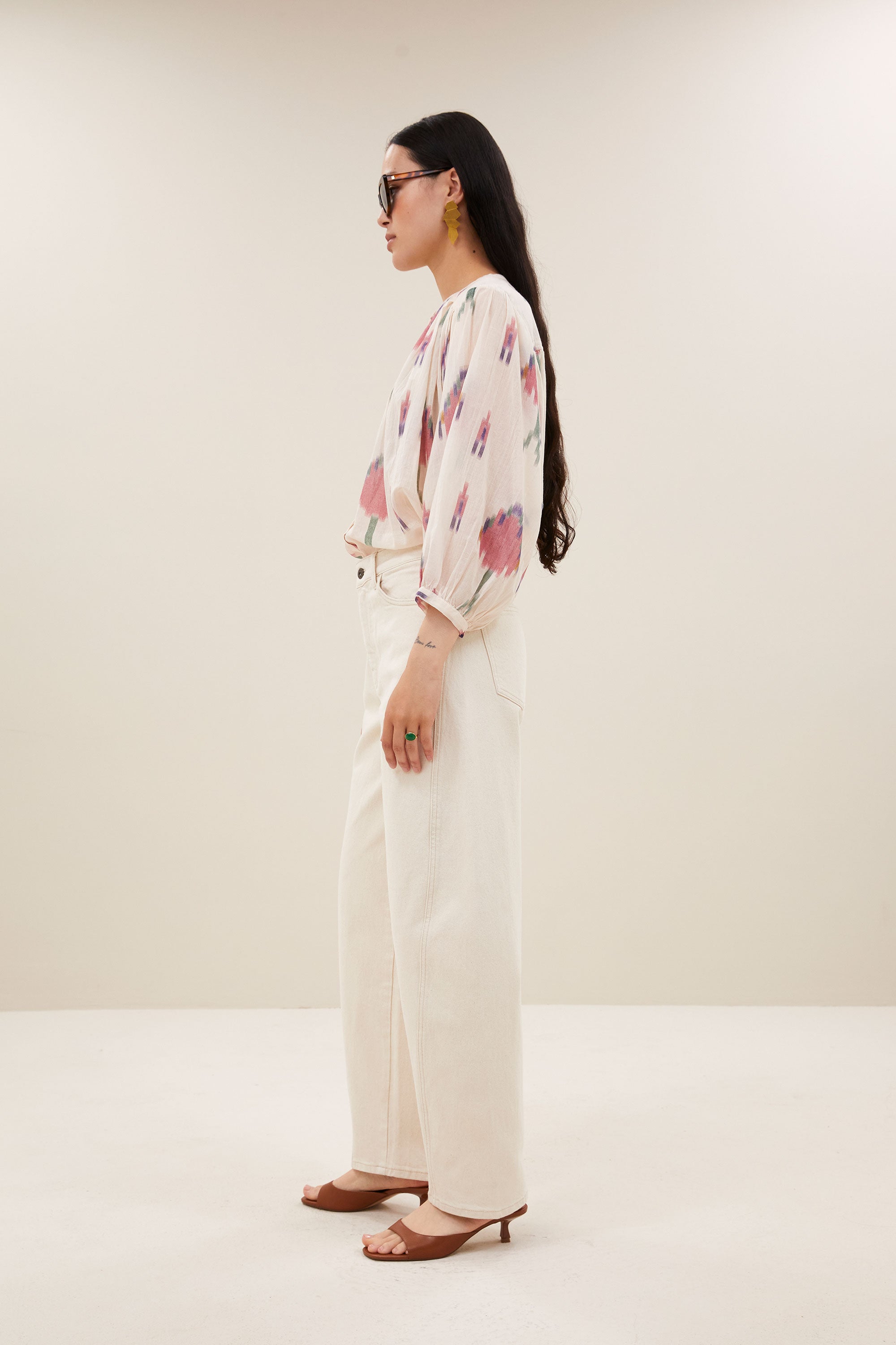 becky ikat blouse | spring ikat