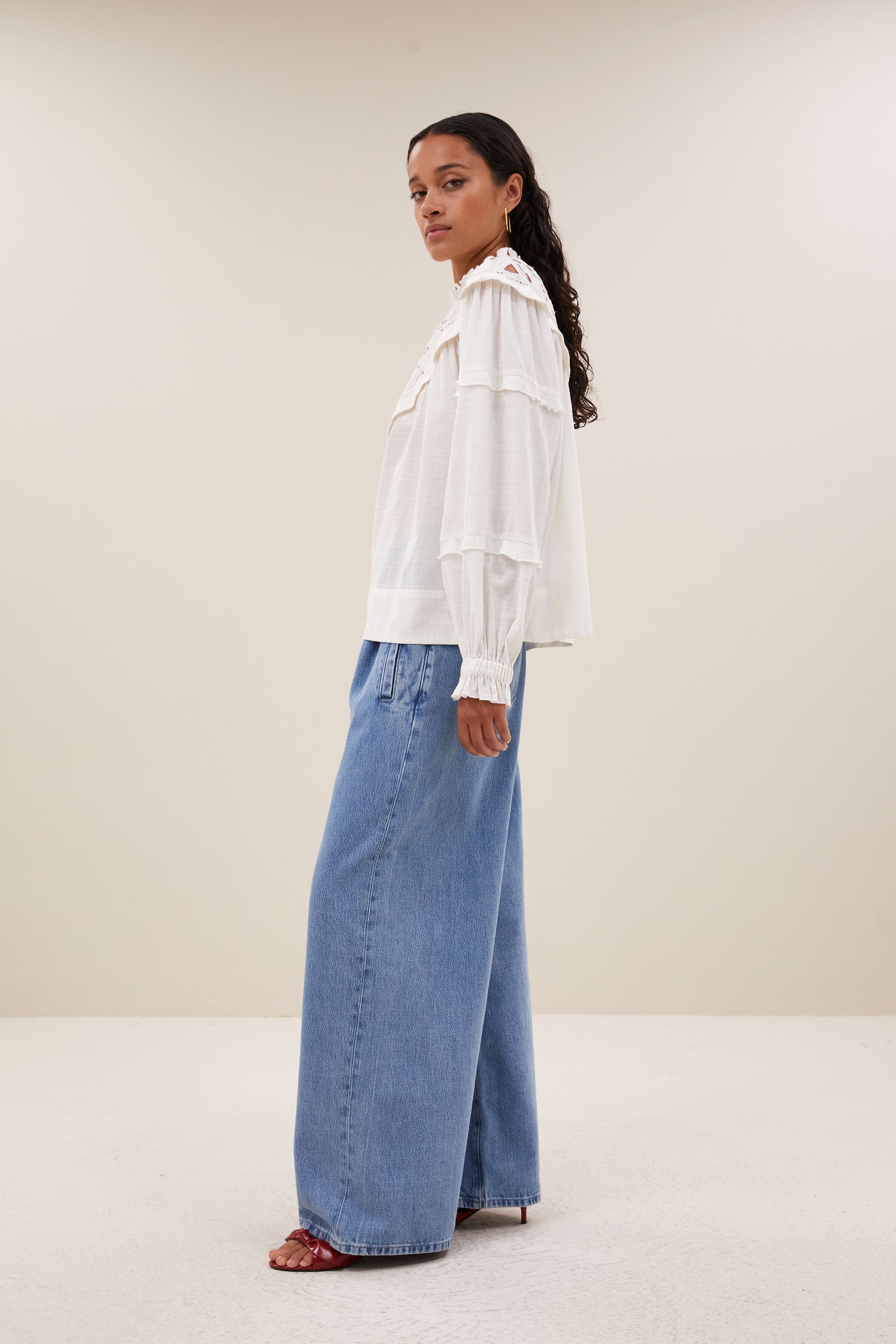 bowie blouse | off white