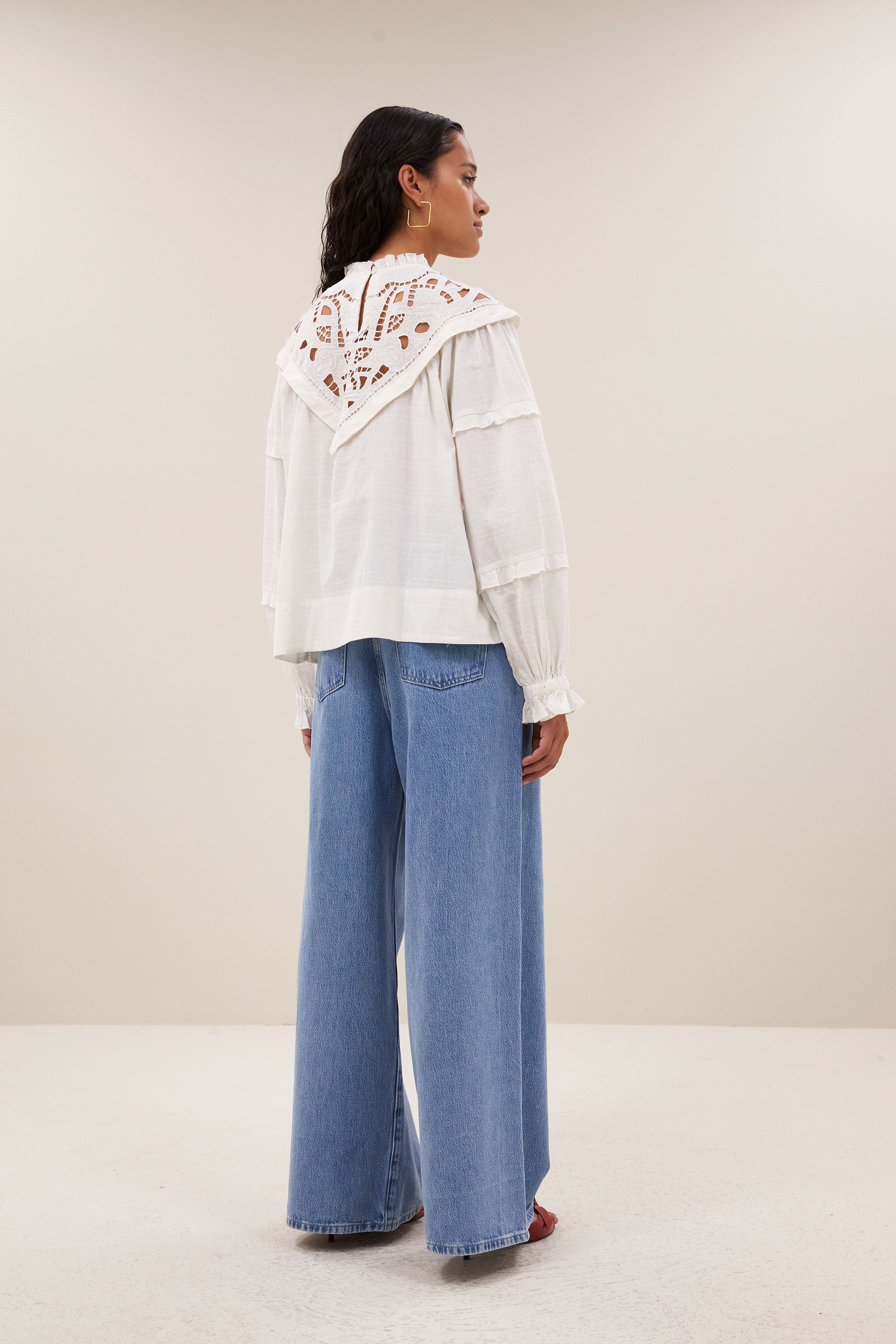 bowie blouse | off white