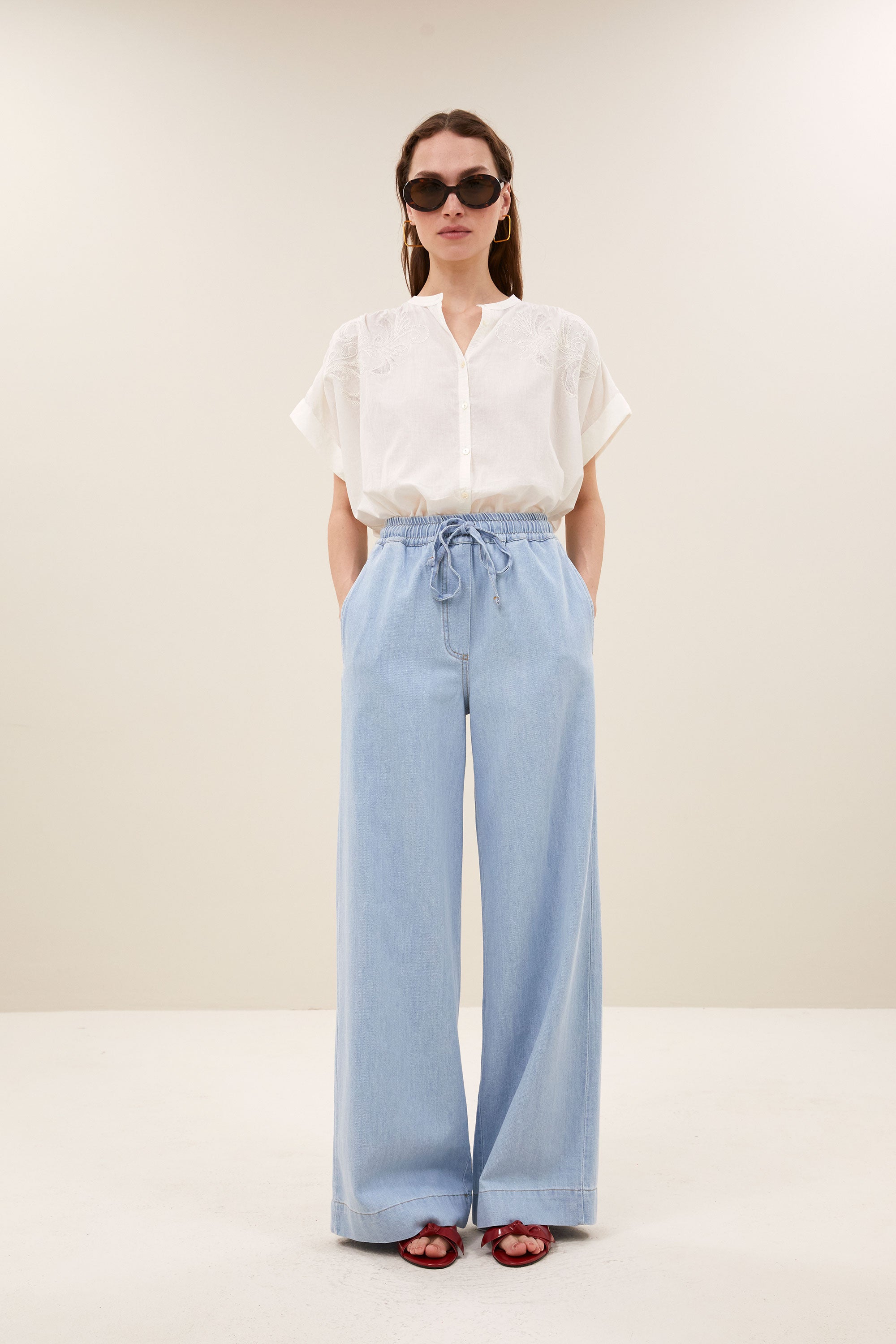 ally blouse | off white