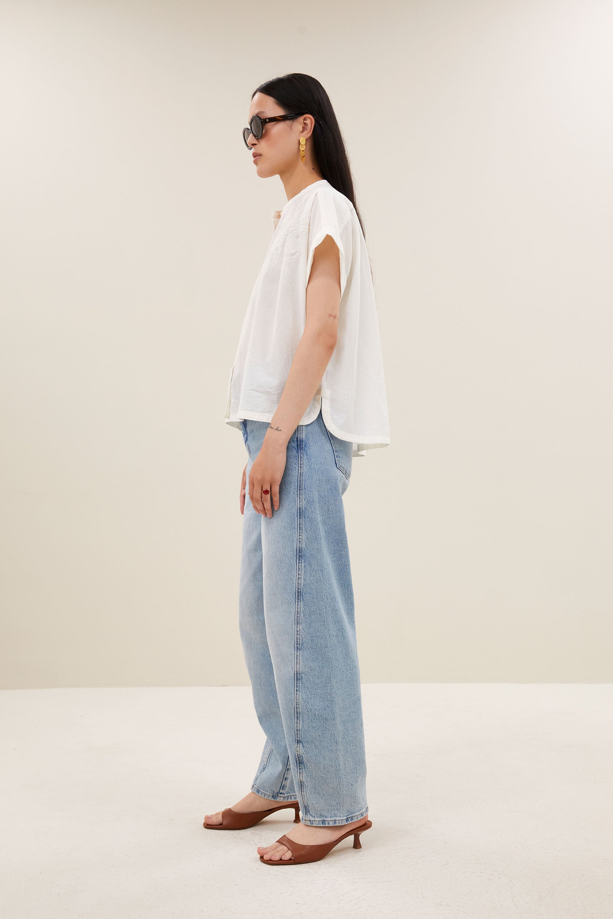 ally blouse | off white