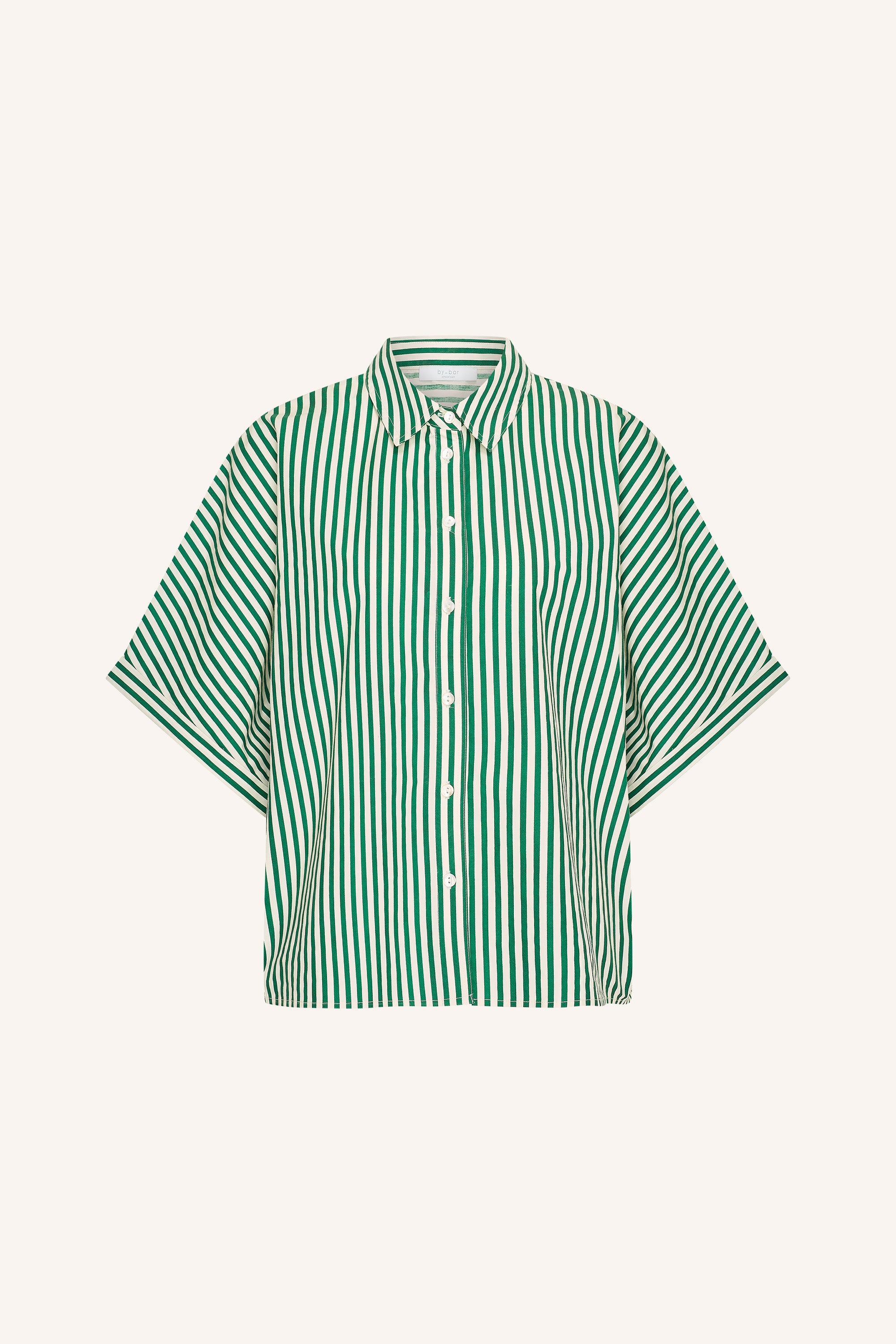 sunny stripe blouse | evergreen stripe