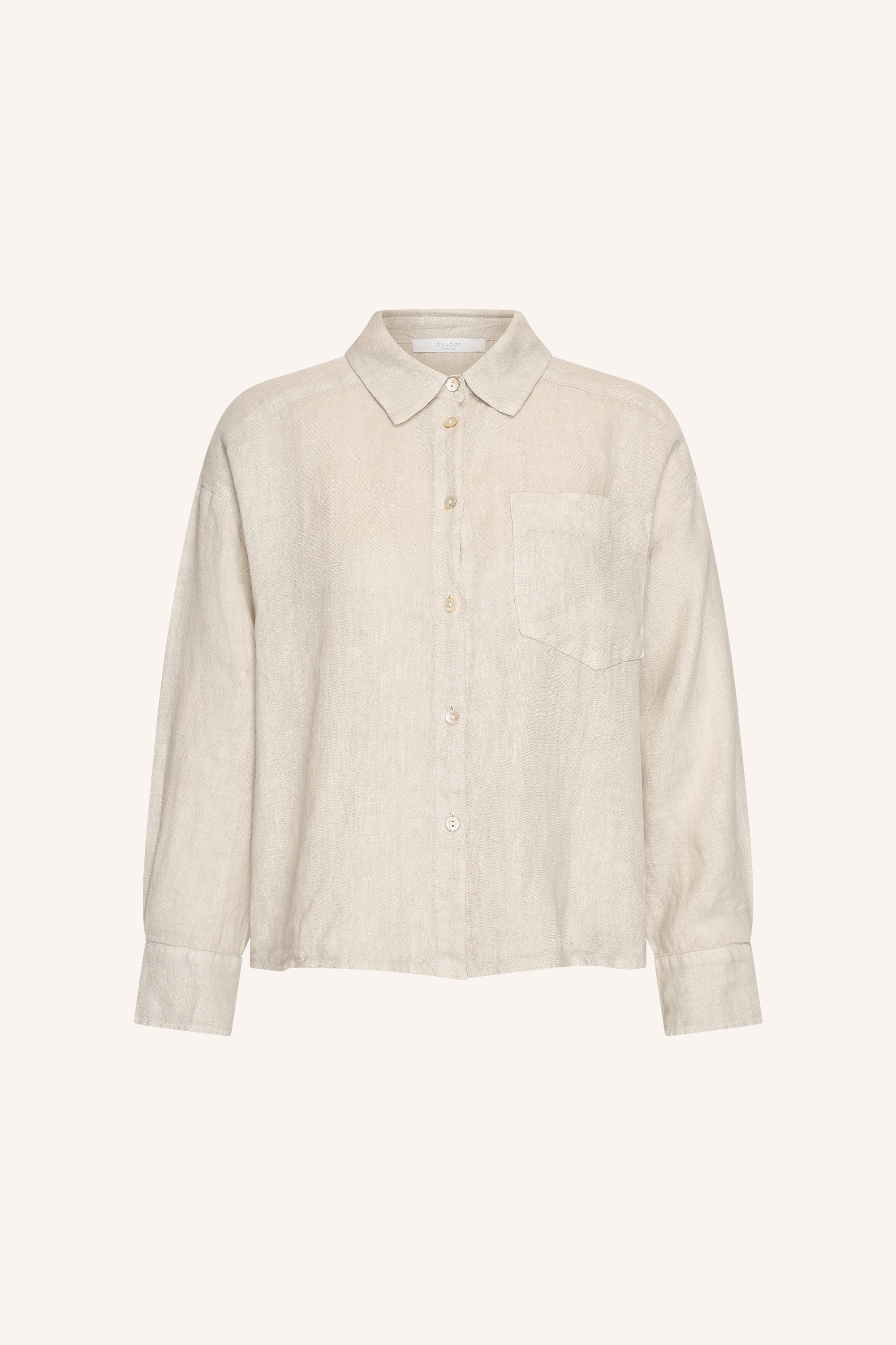 nima linen blouse | chalk