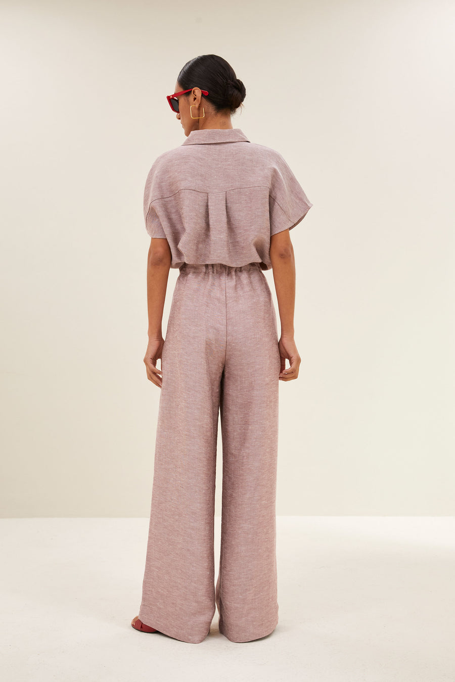 celin gloss pants | mellow rose