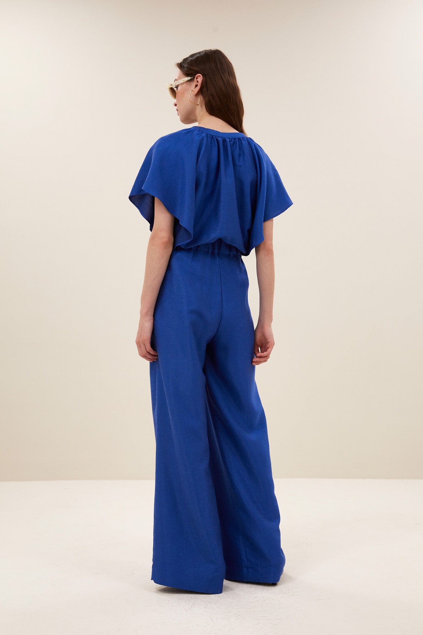 celin gloss pants | kingsblue