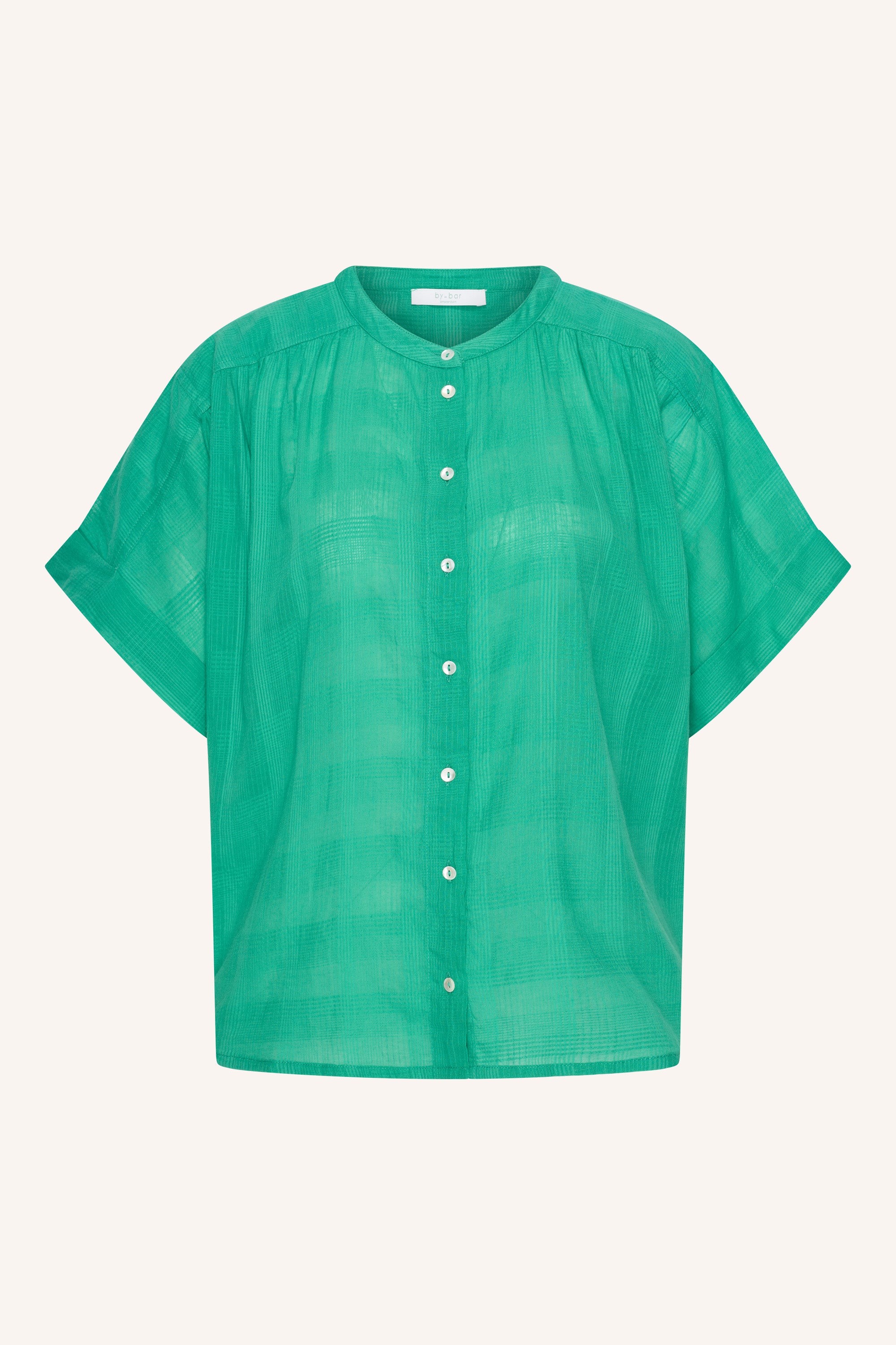 alex dobby blouse | lucky green