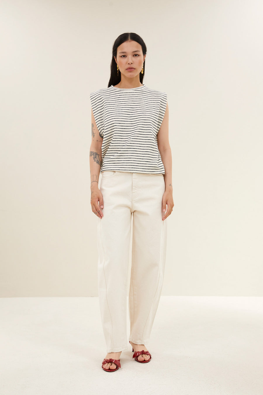 top-diede-heavy-jersey-stripe-top-jet-black-stripe-by-bar-aanvullende foto