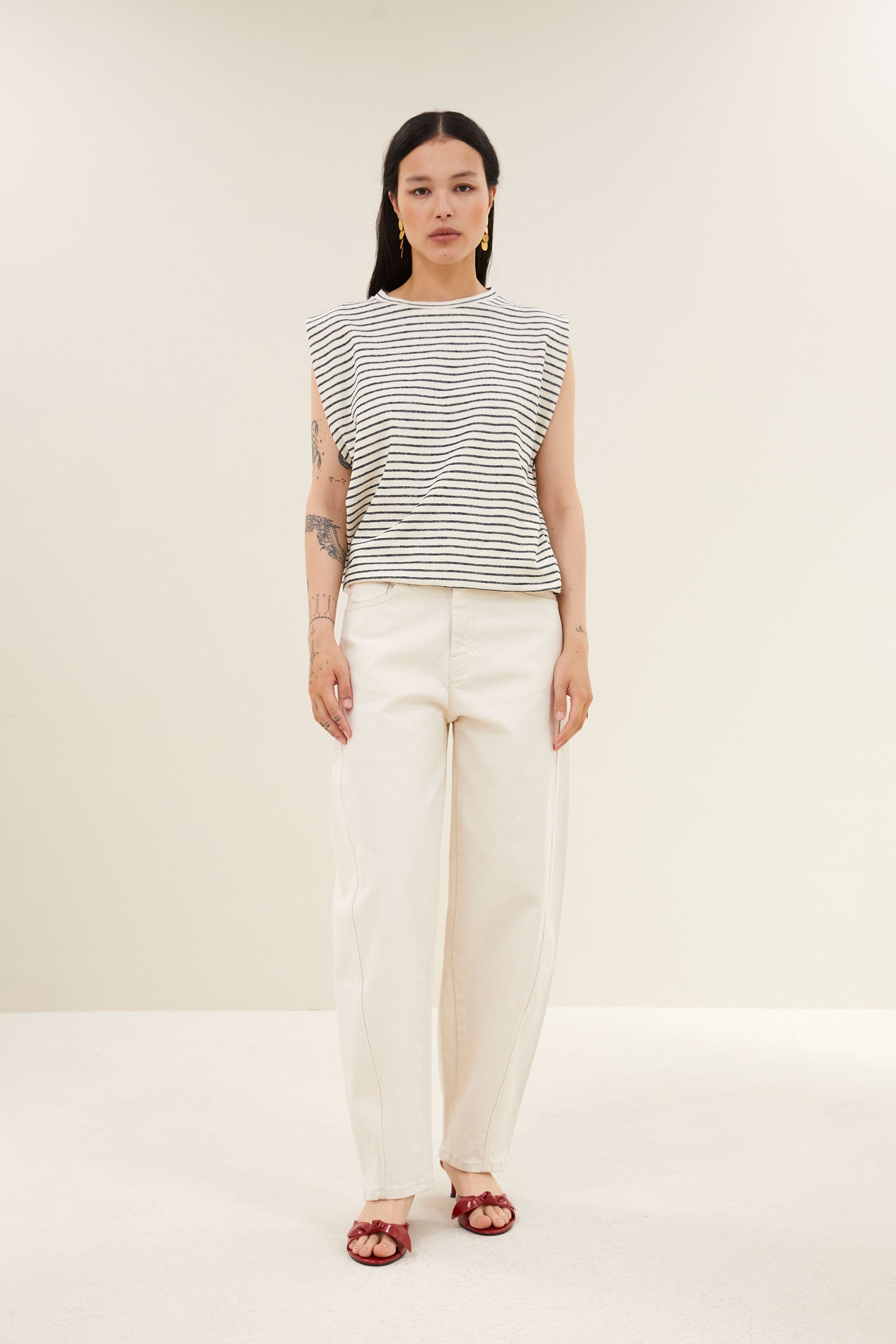 begum raw jeans | raw white