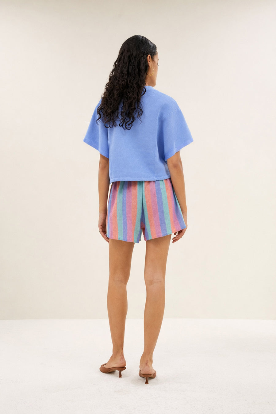 suki sweat top | city blue