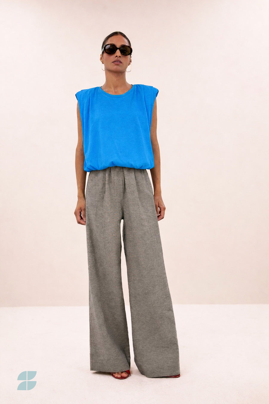 top-nilou-jersey-top-french-blue-by-bar-sfeerbeeld