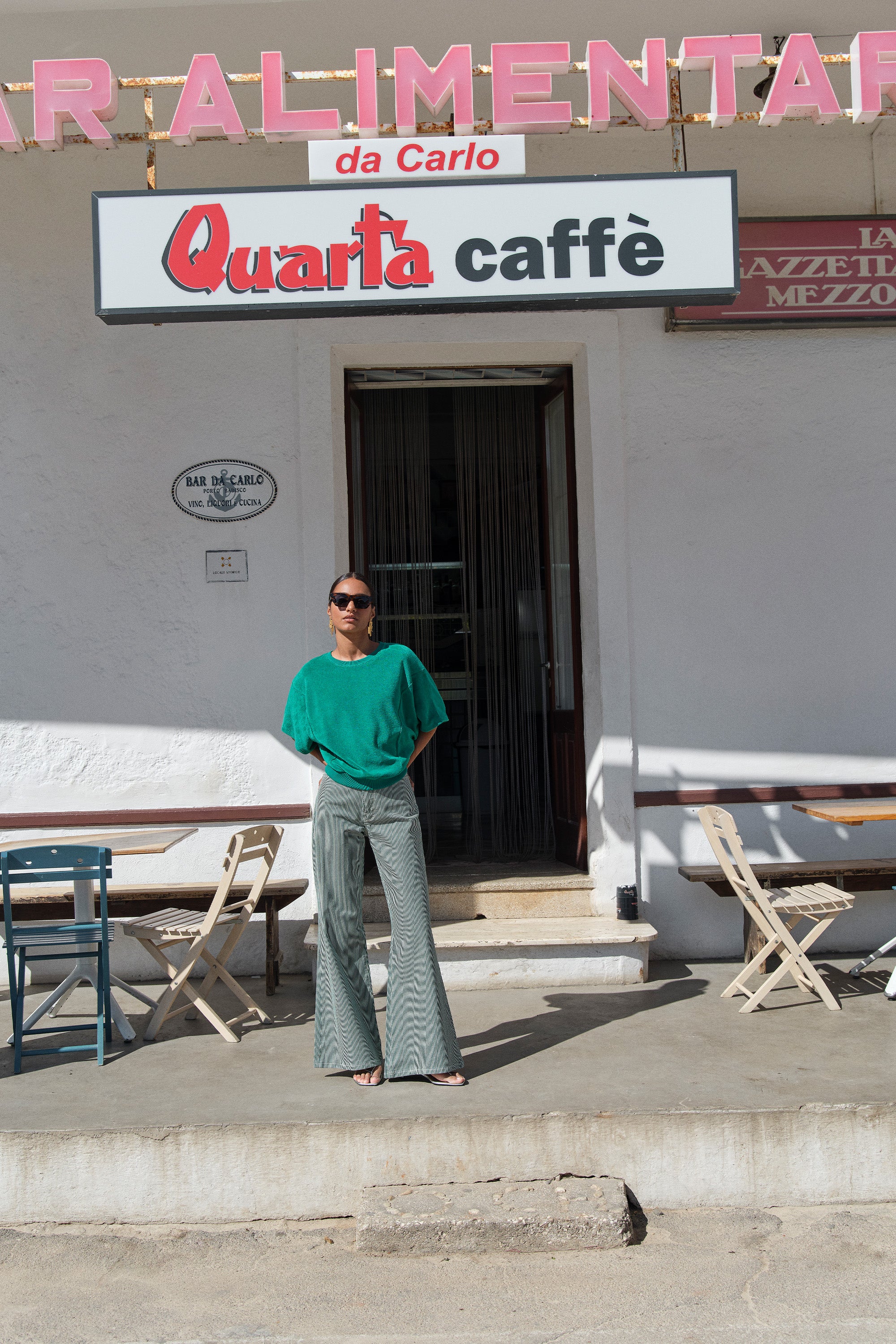 nuki slub top | green lake