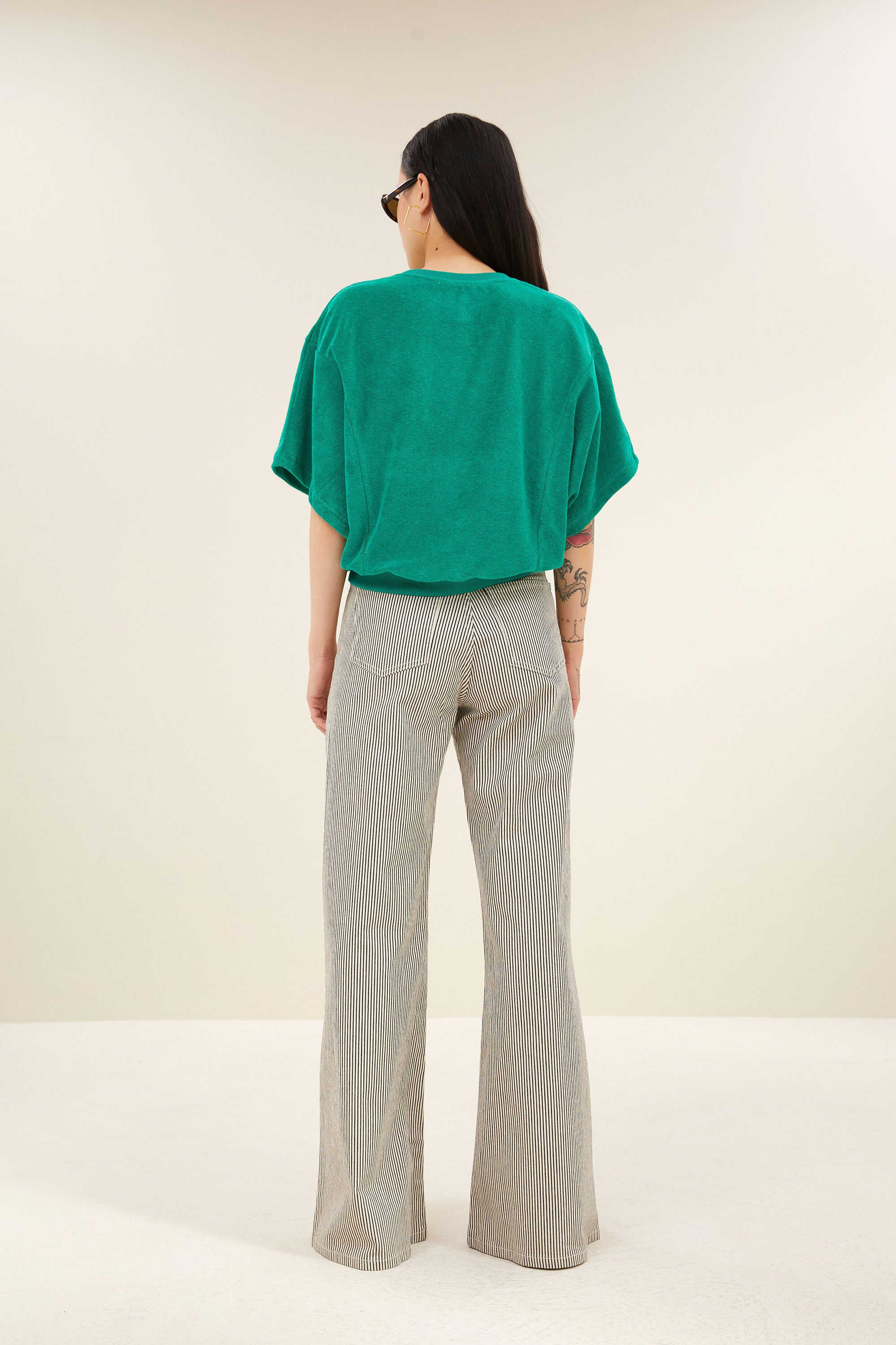 nuki slub top | green lake
