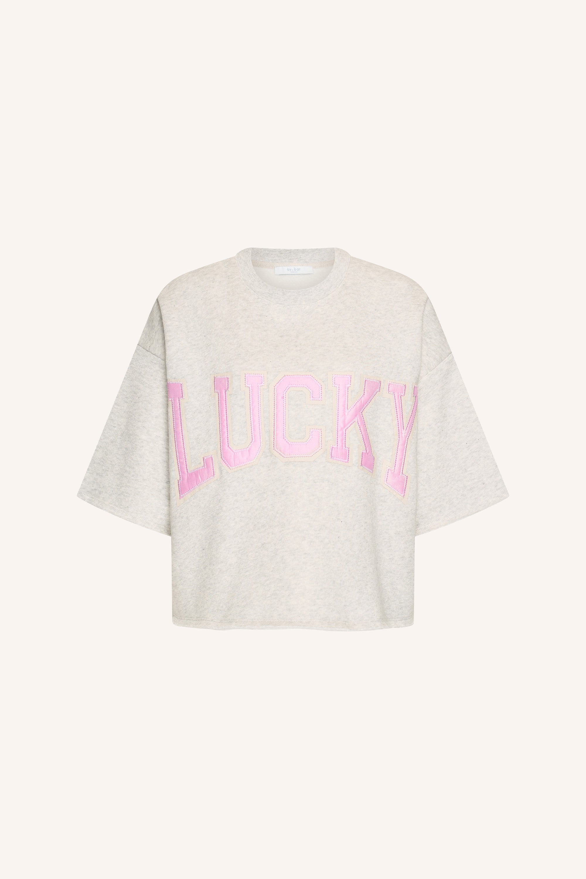 willow lucky top | light grey melee