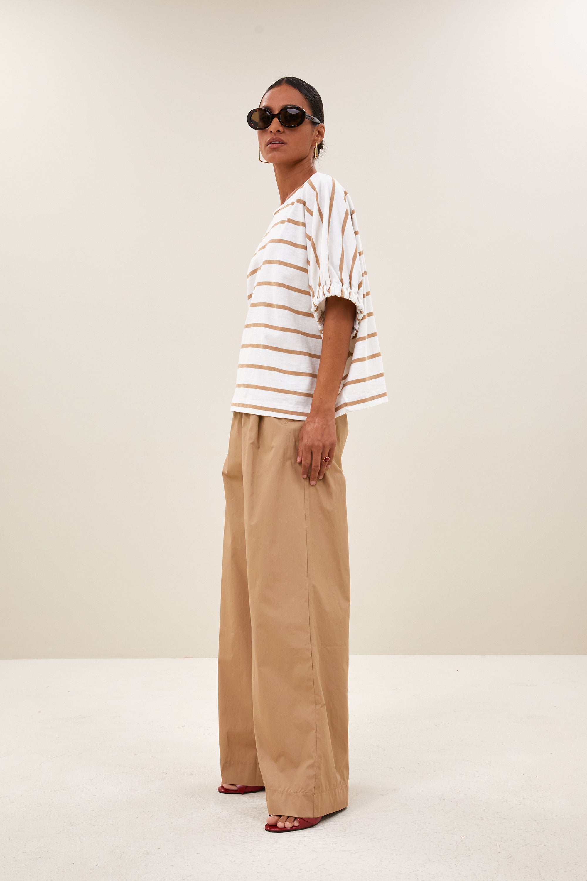 merle heavy flame stripe top | desert stripe