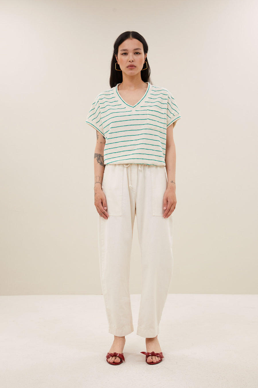 top-tyler-slub-stripe-top-green-lake-stripe-by-bar-aanvullende foto