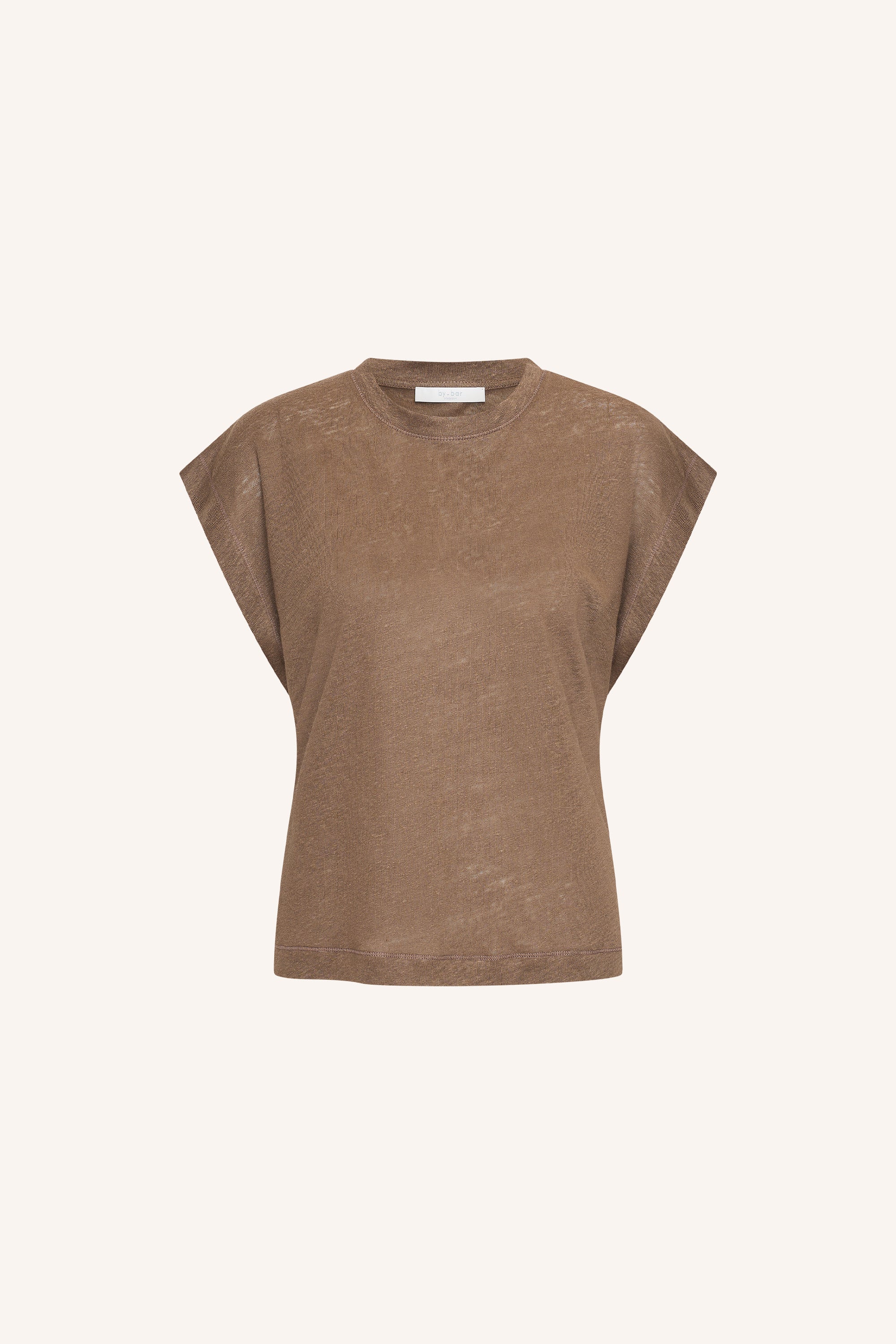 mason linen top | iced coffee