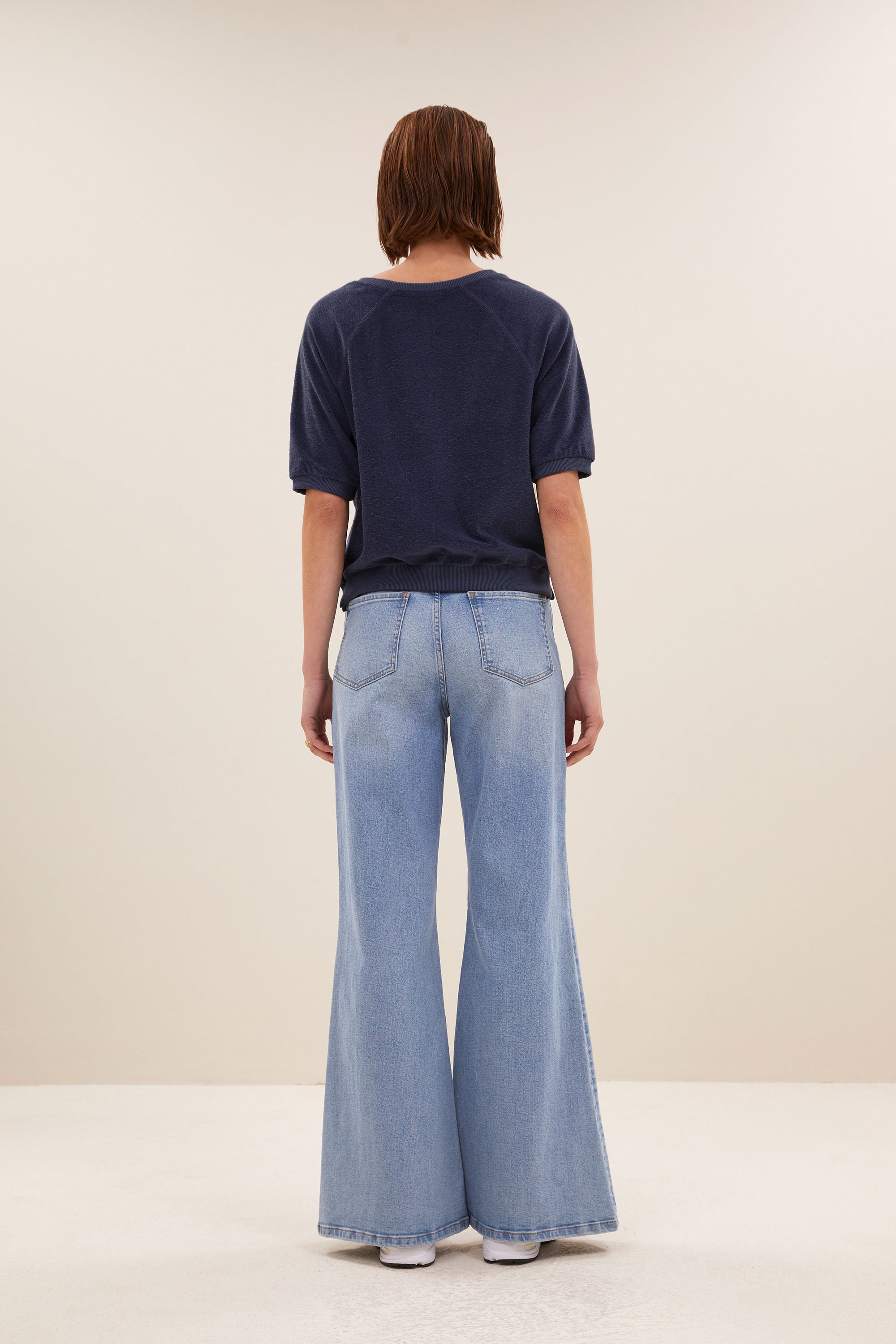 neva slub top | midnight