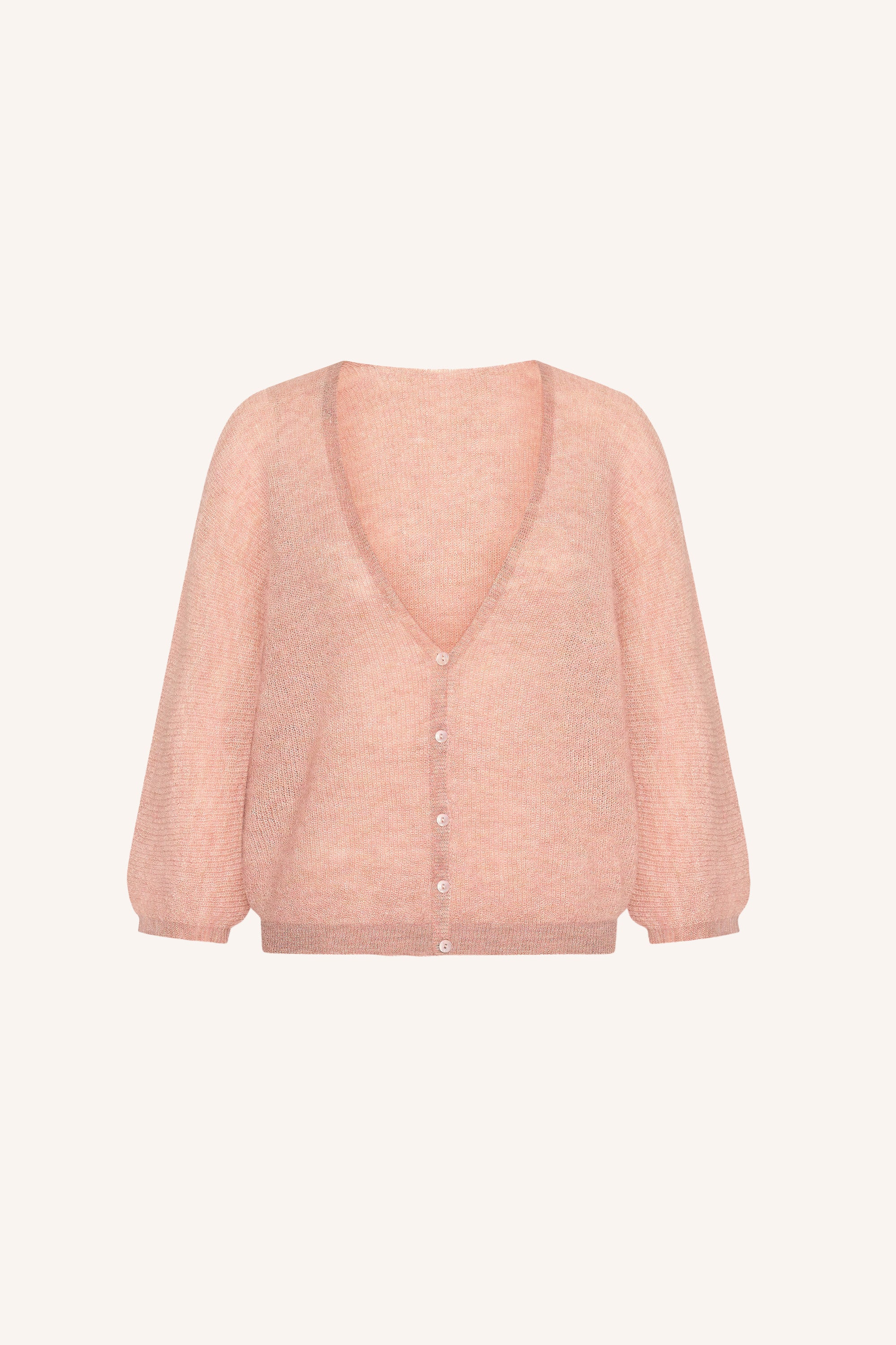 indra cardigan | light pink