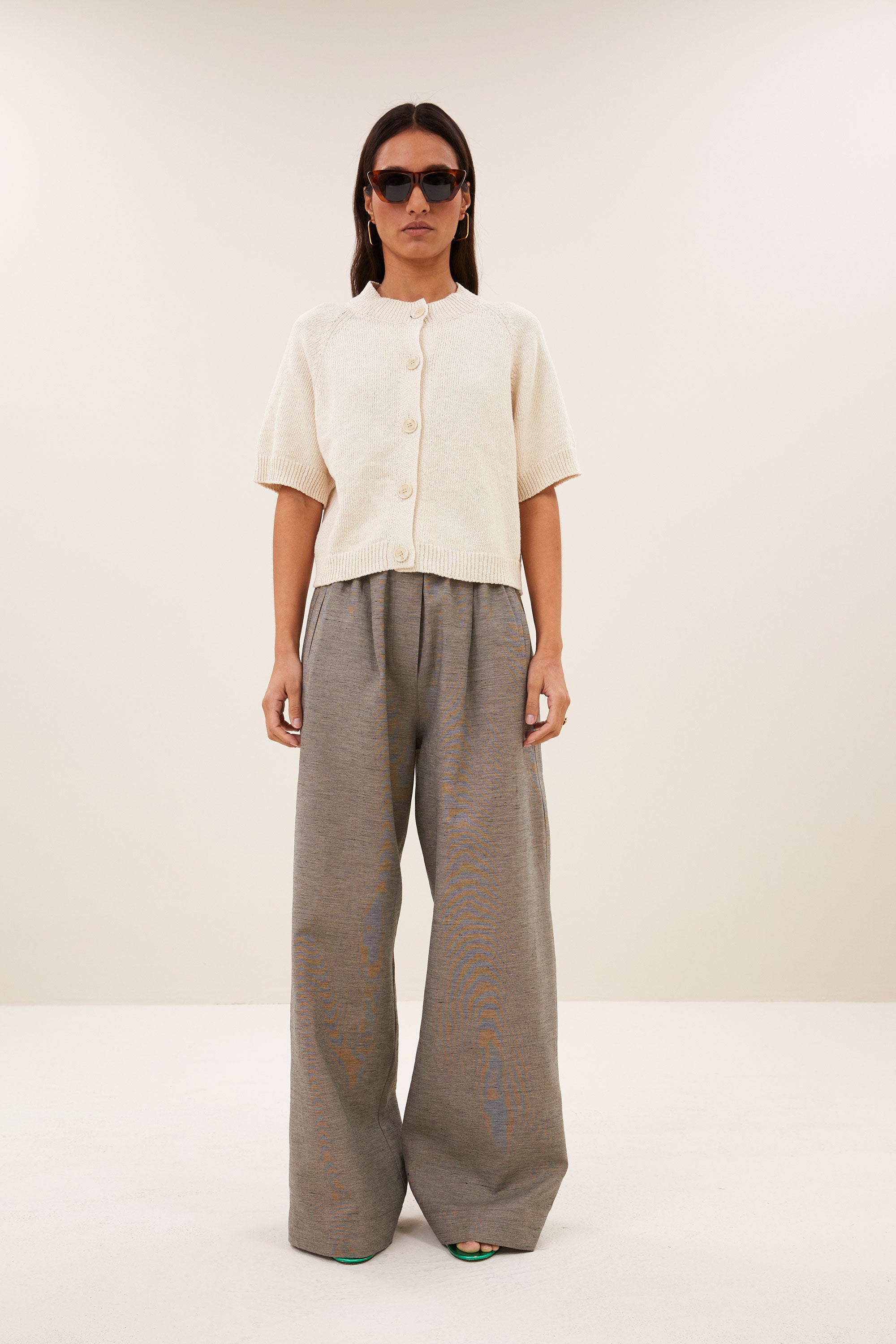 selma cardigan | almond