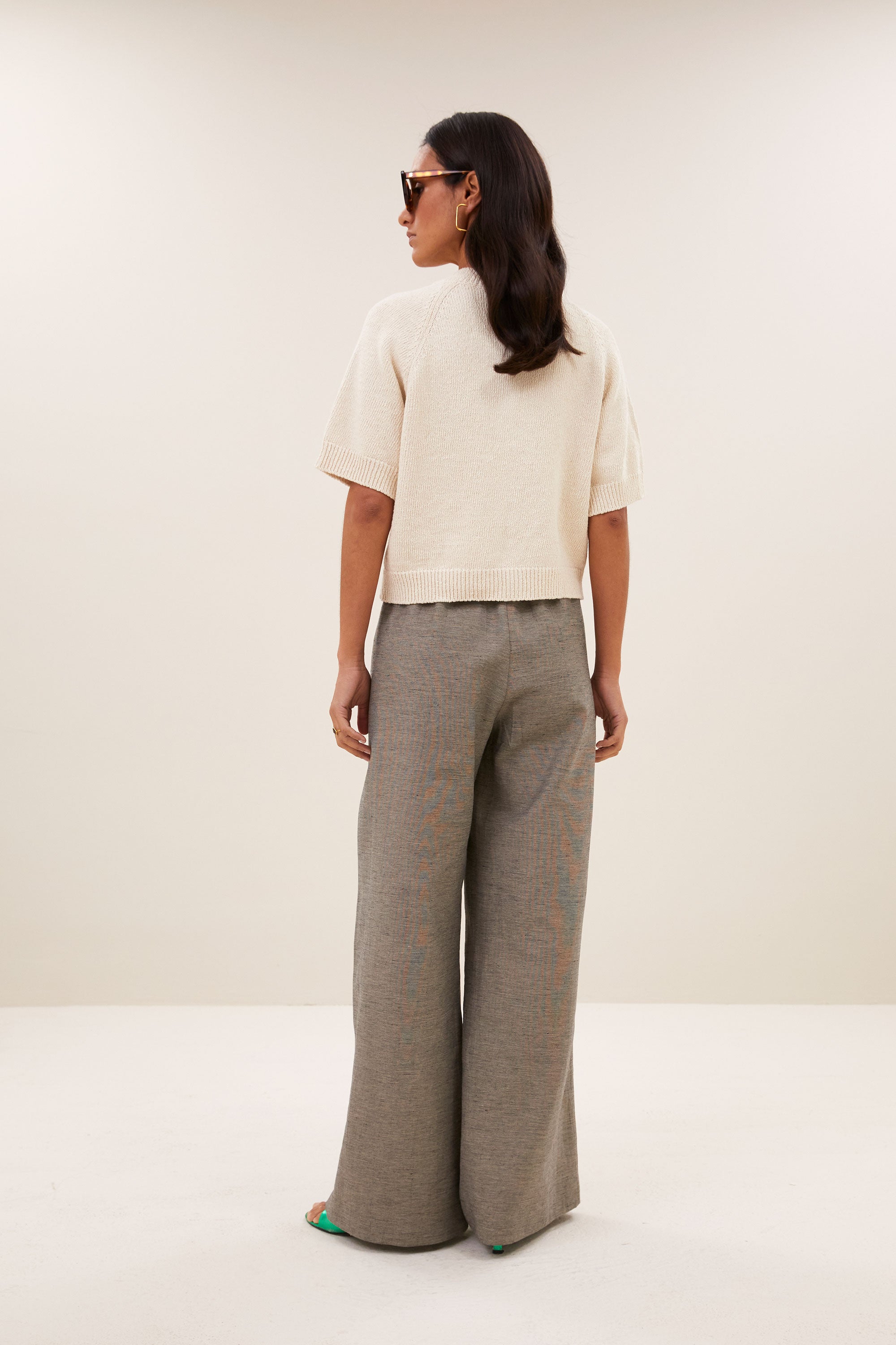 selma cardigan | almond