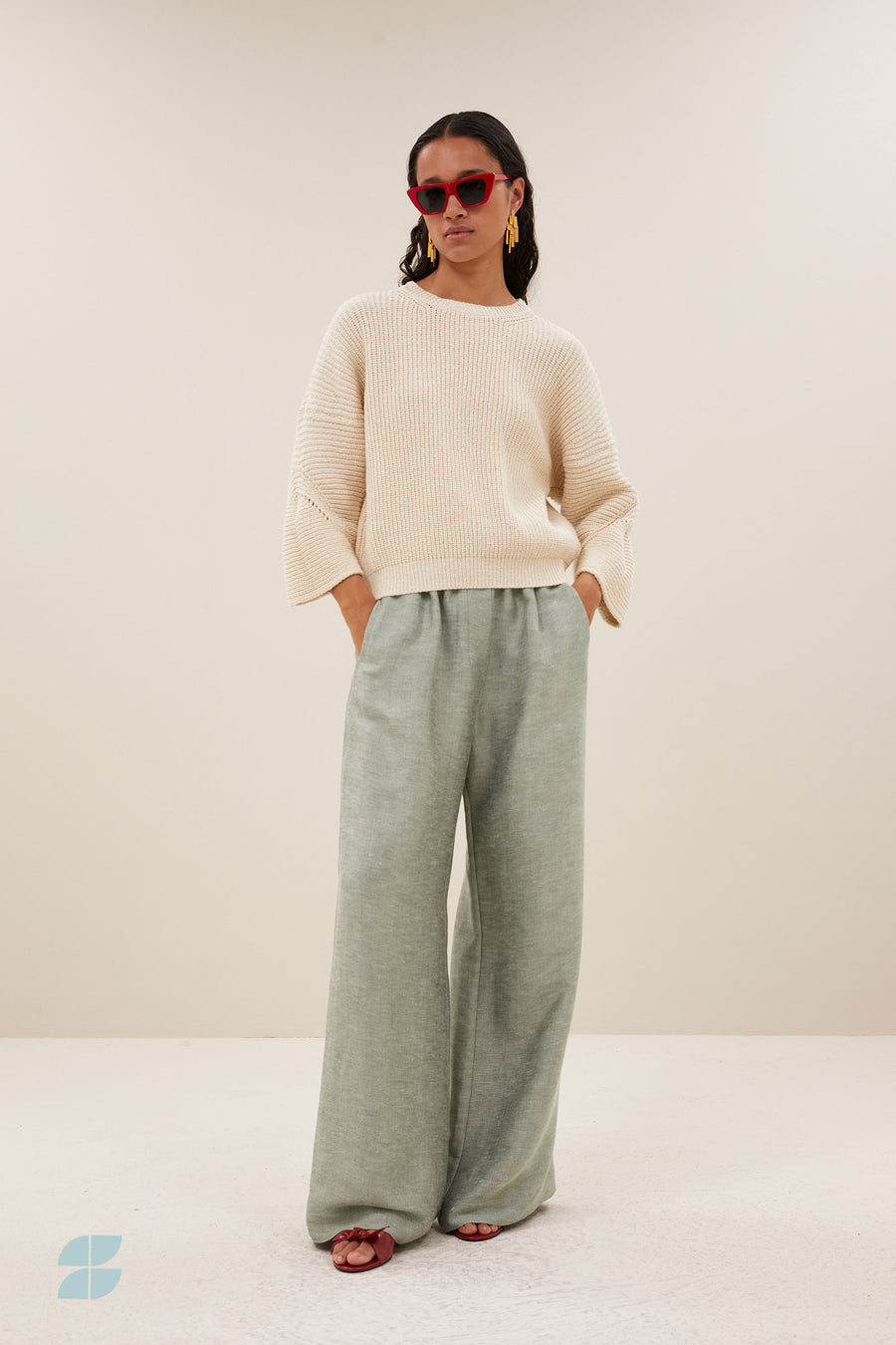 jimmy-pullover-off-white-casual fit-normale pasvorm-ronde halslijn-by-bar-sfeerbeeld