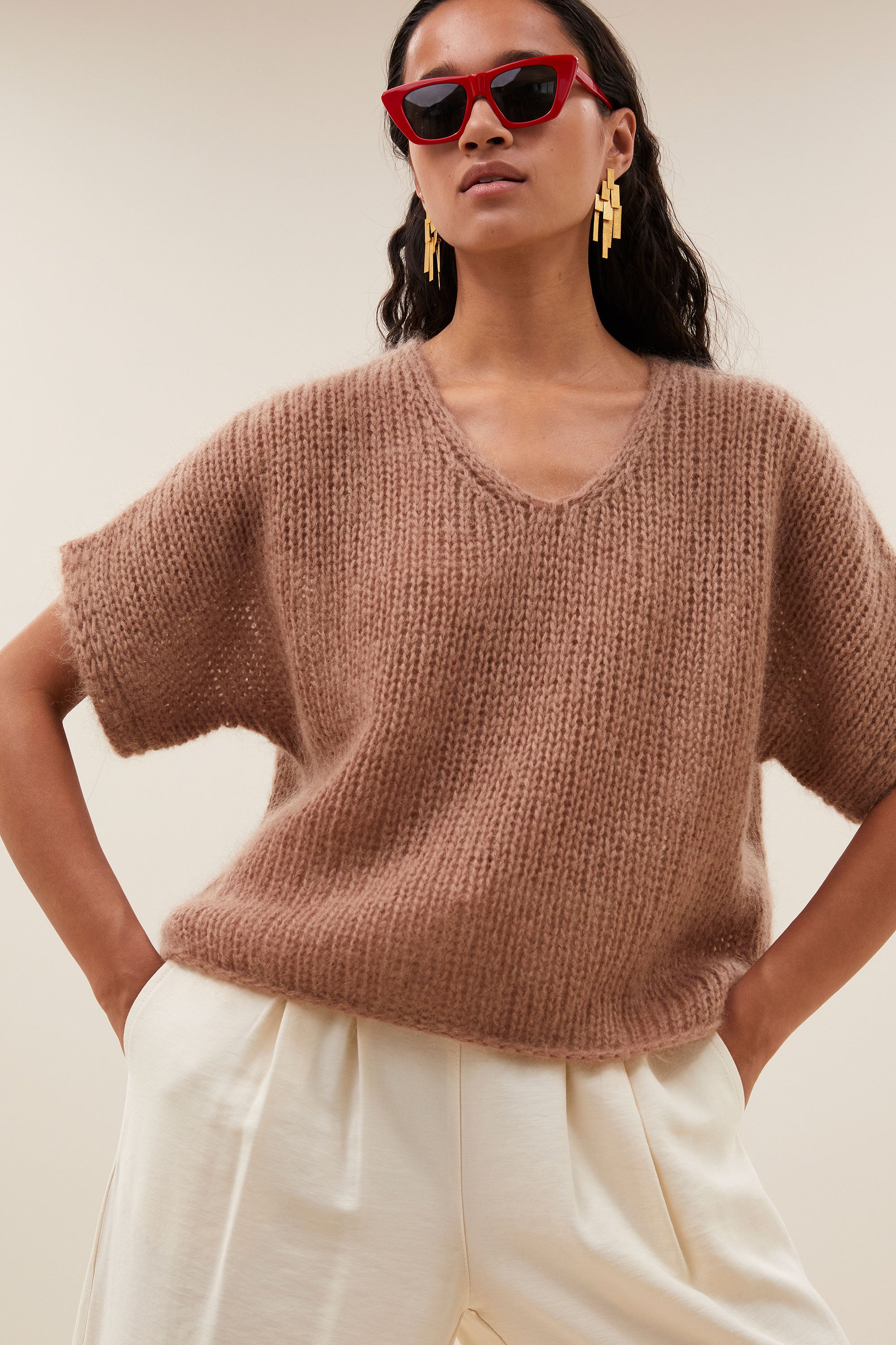 ivy pullover | cappuccino