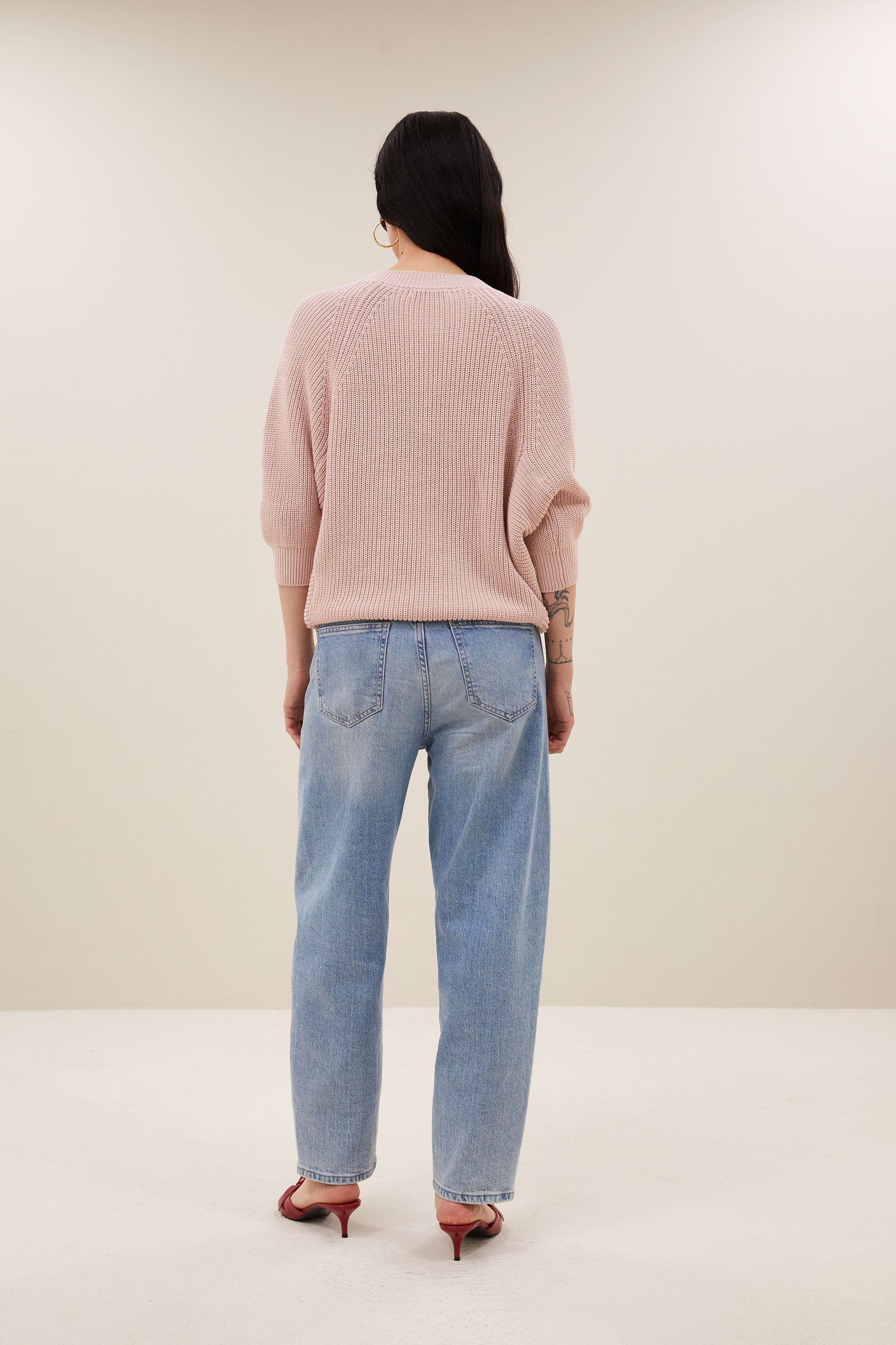 lune oceano pullover | old pink