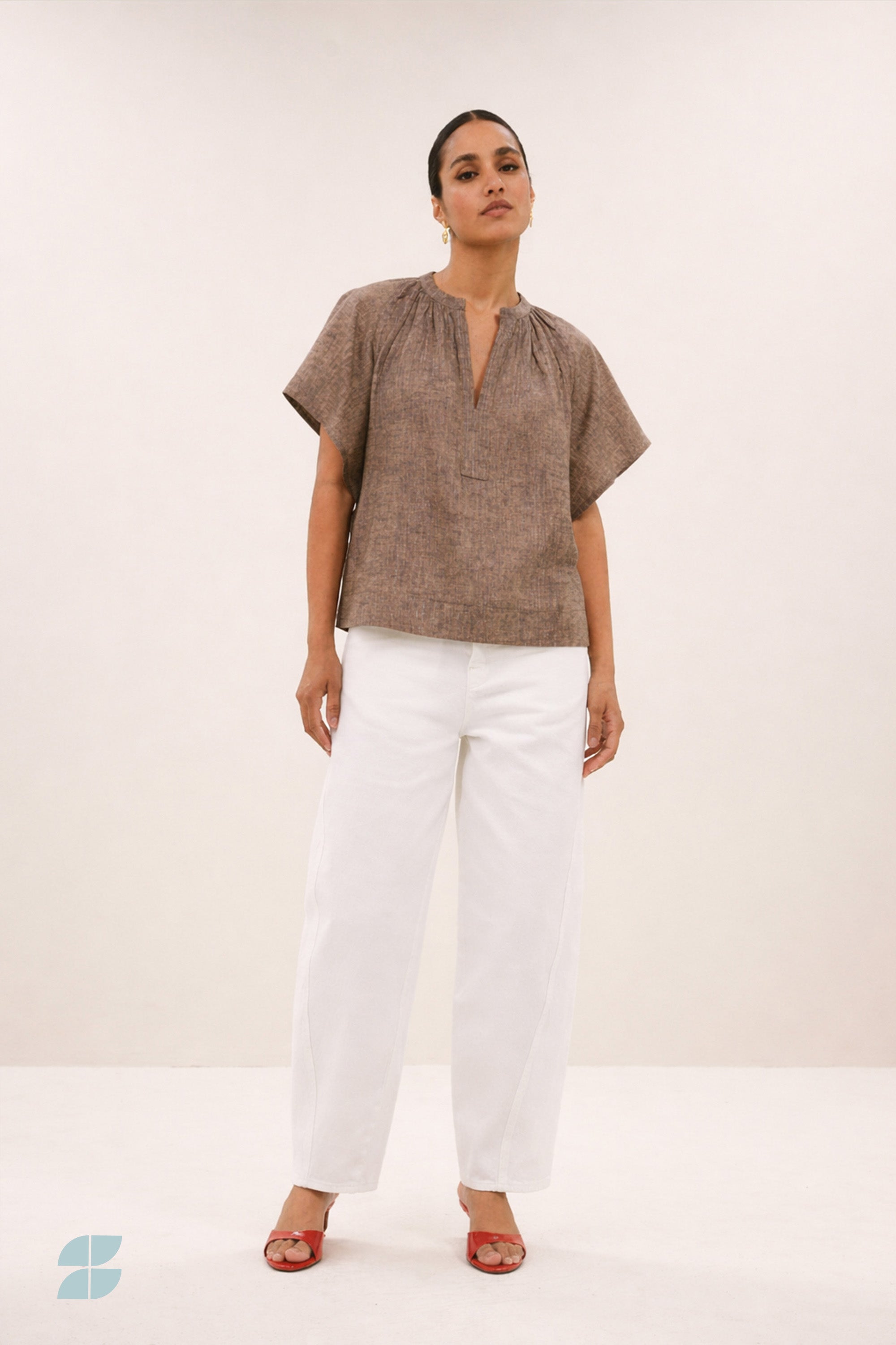 begum white jeans | white