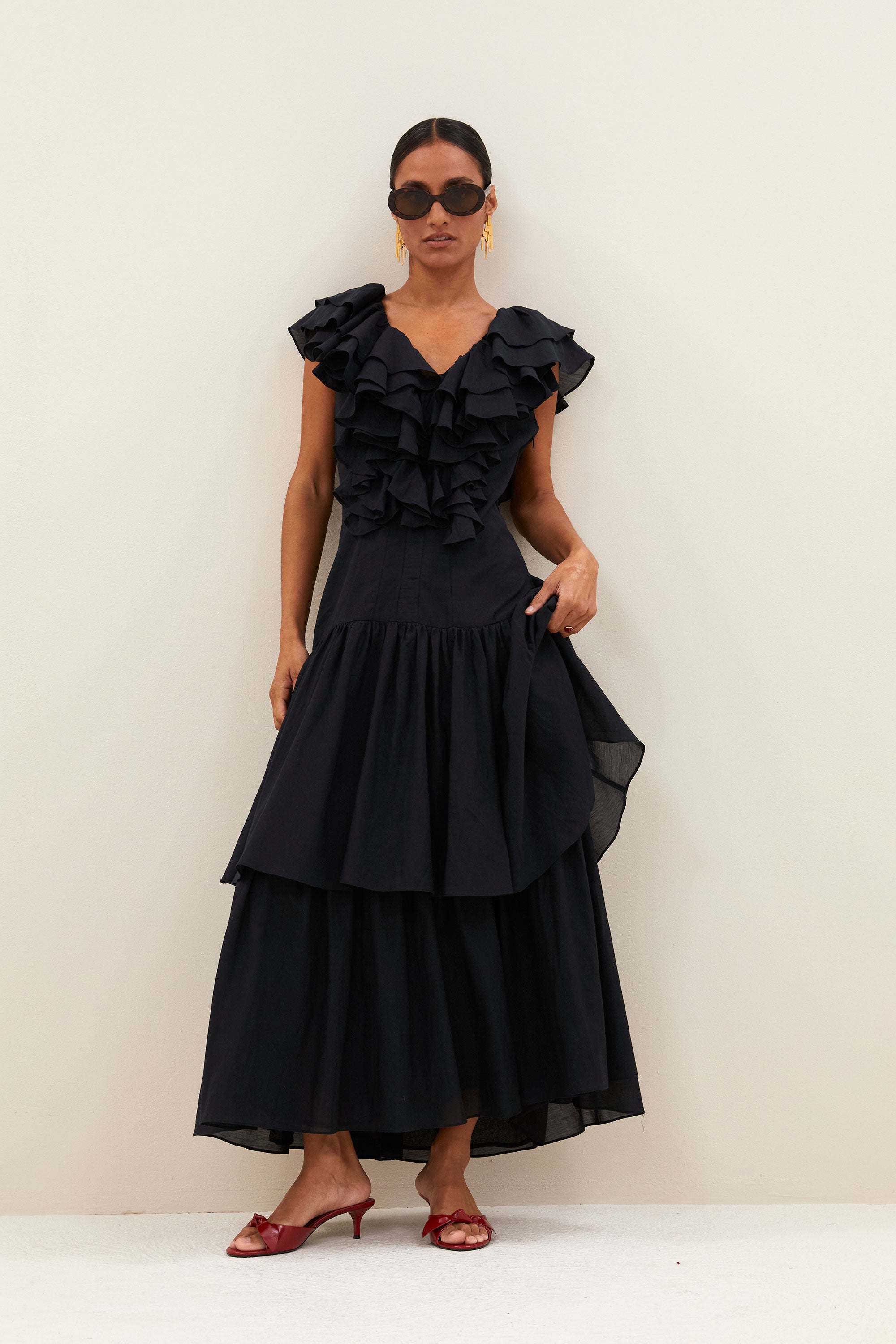 loren dress | jet black