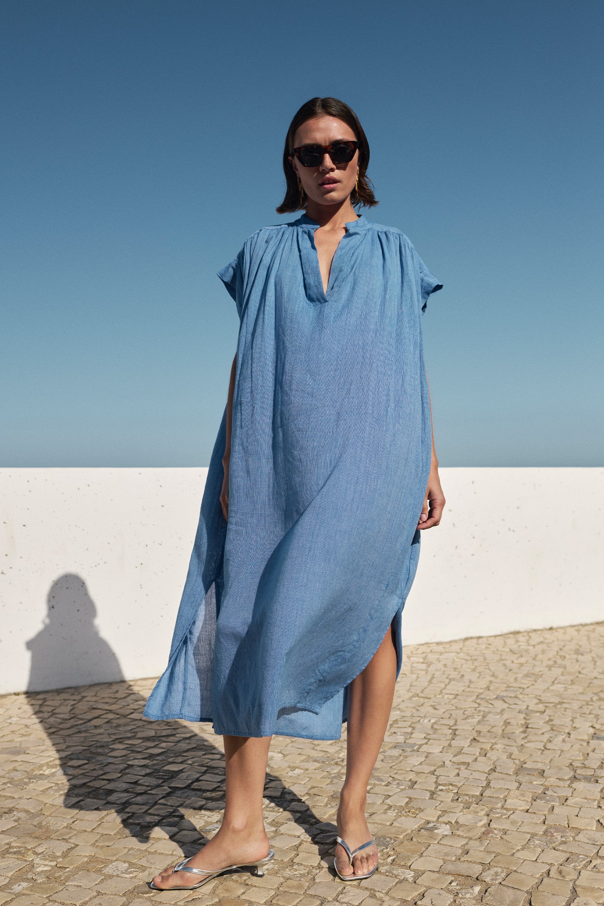 bodin athia dress | sapphire blue