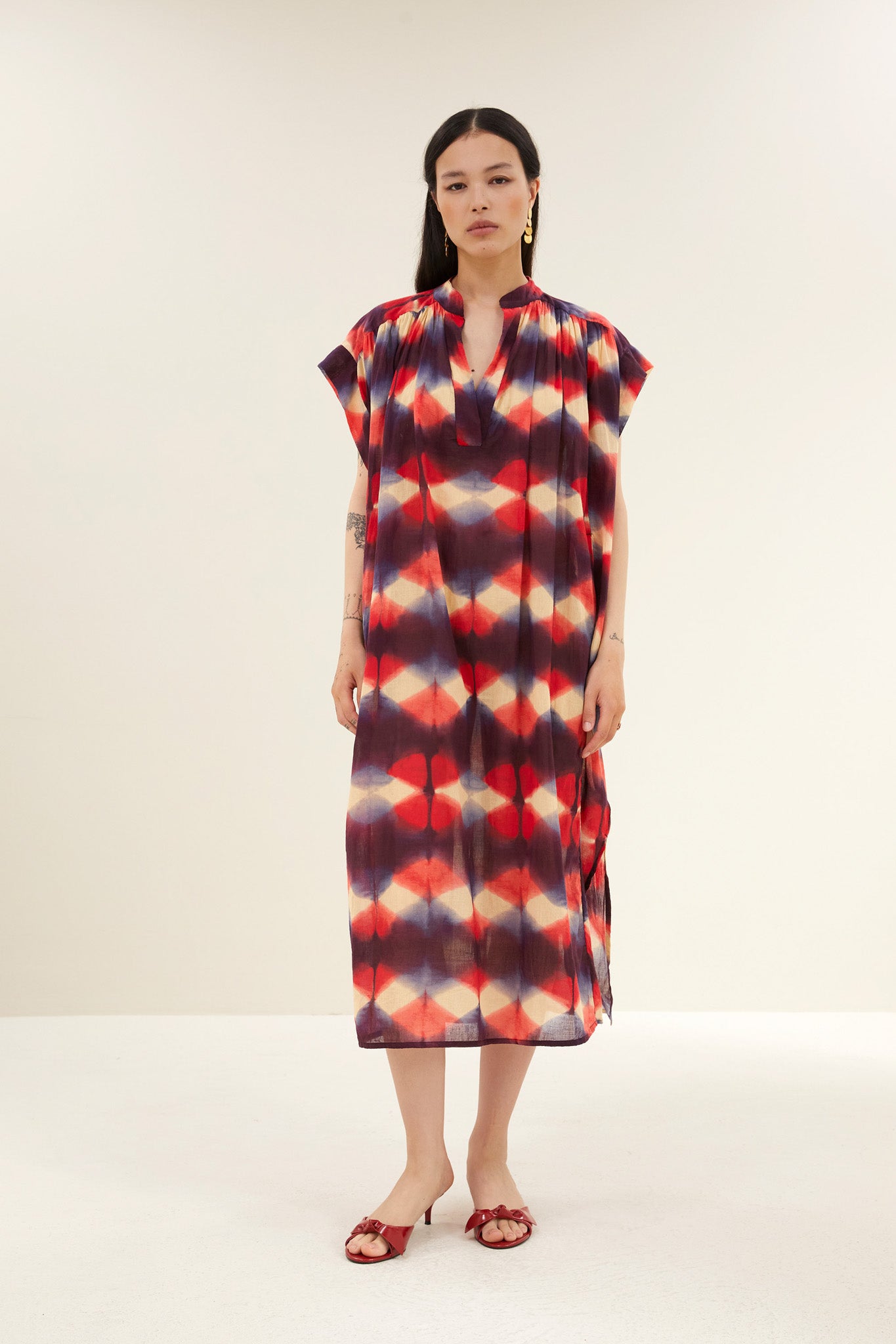 bodin parade dress | parade print