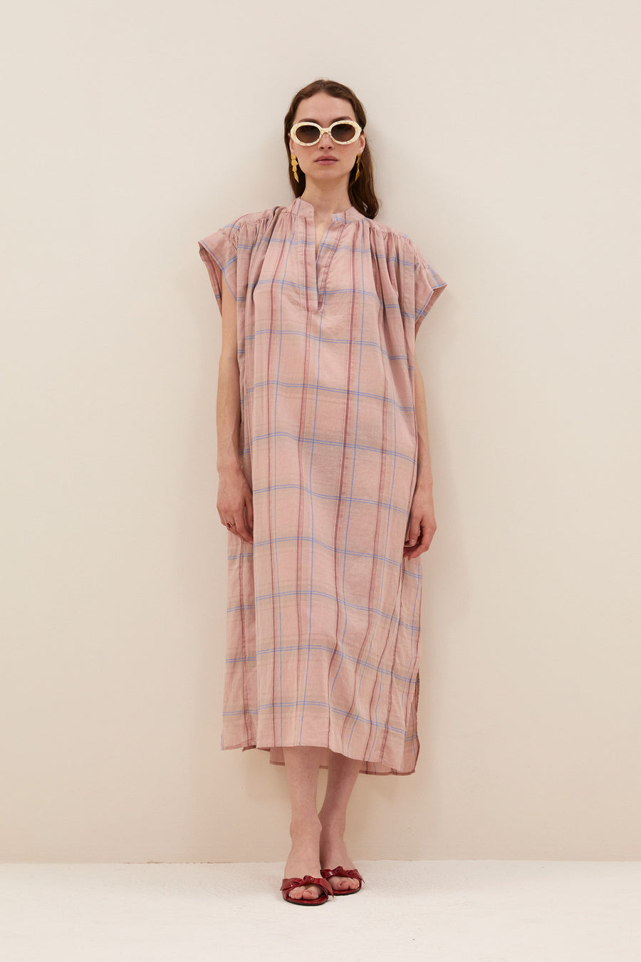 dress-bodin-pink-check-dress-blush-pink-check-by-bar-Aanvullende foto