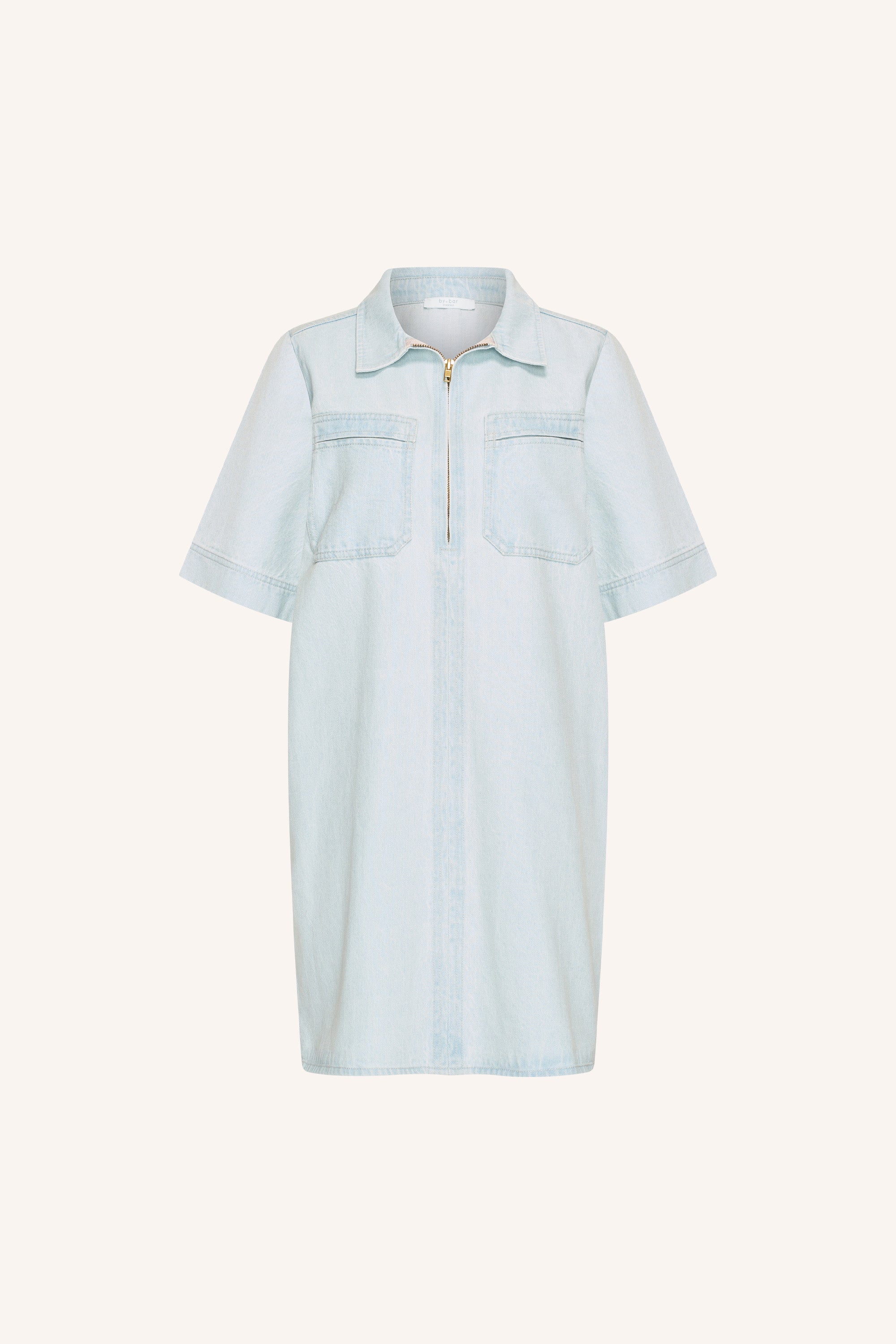 philipe bleached denim dress | bleached denim