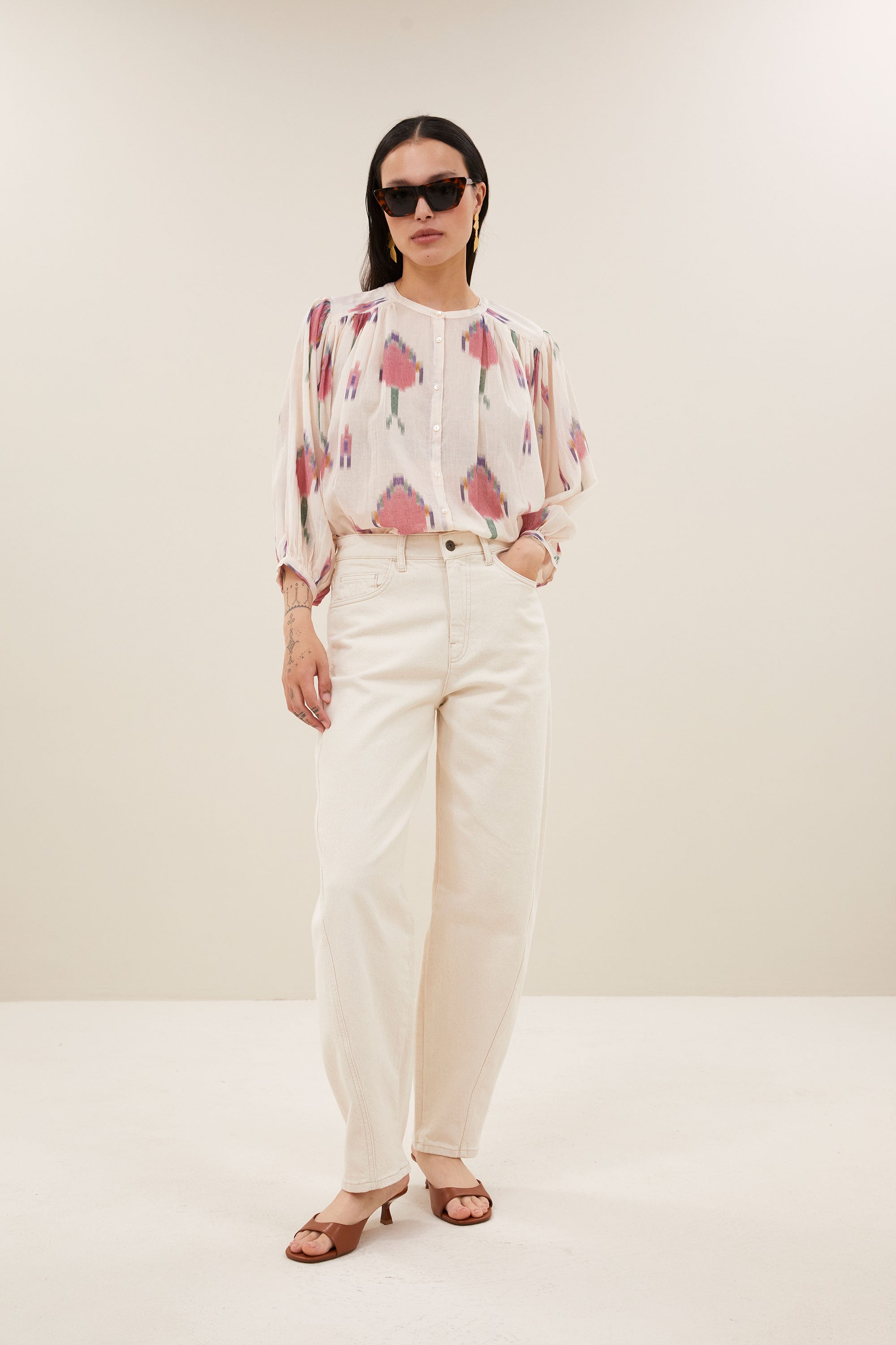 begum raw jeans | raw white