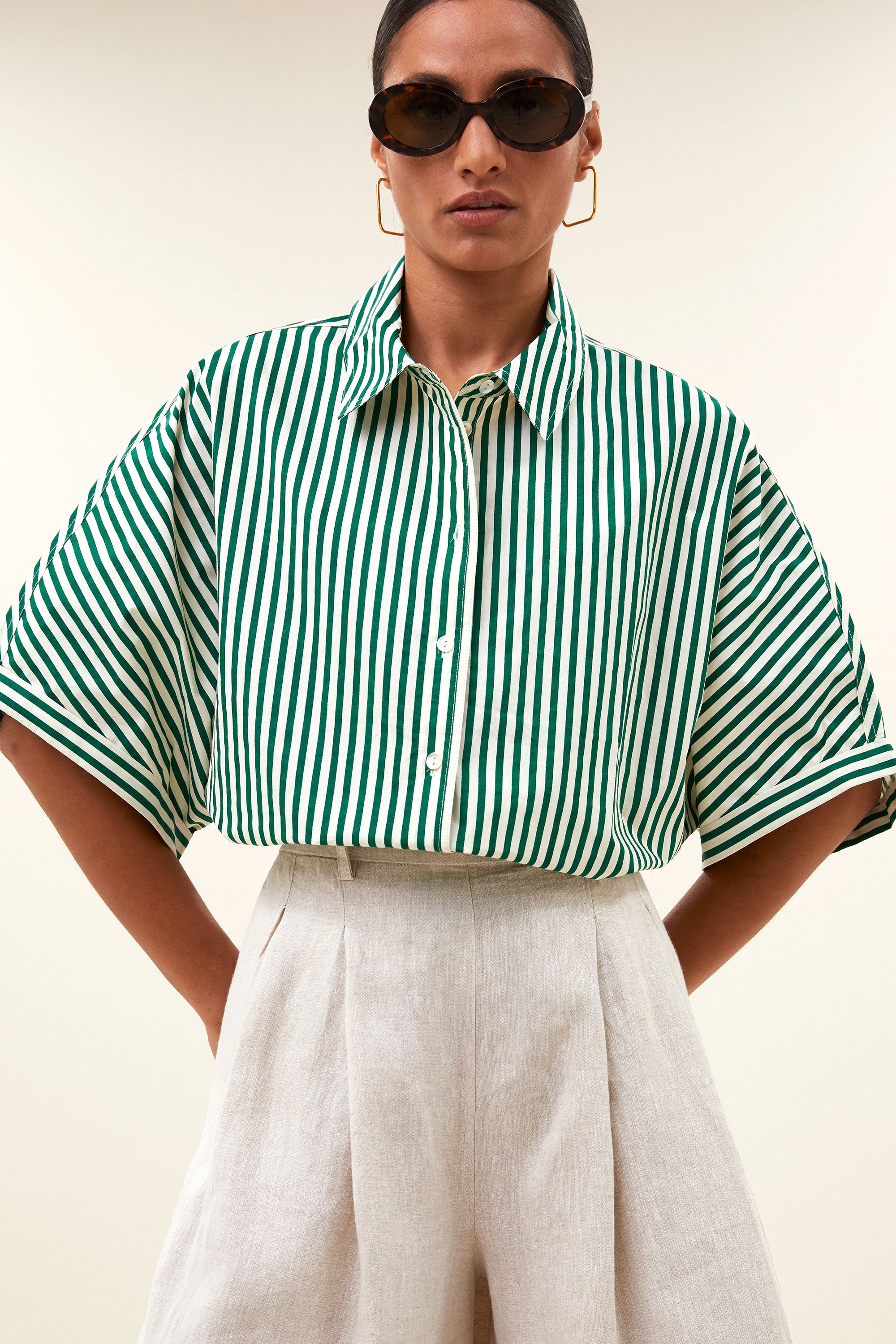 sef linen pants | chalk