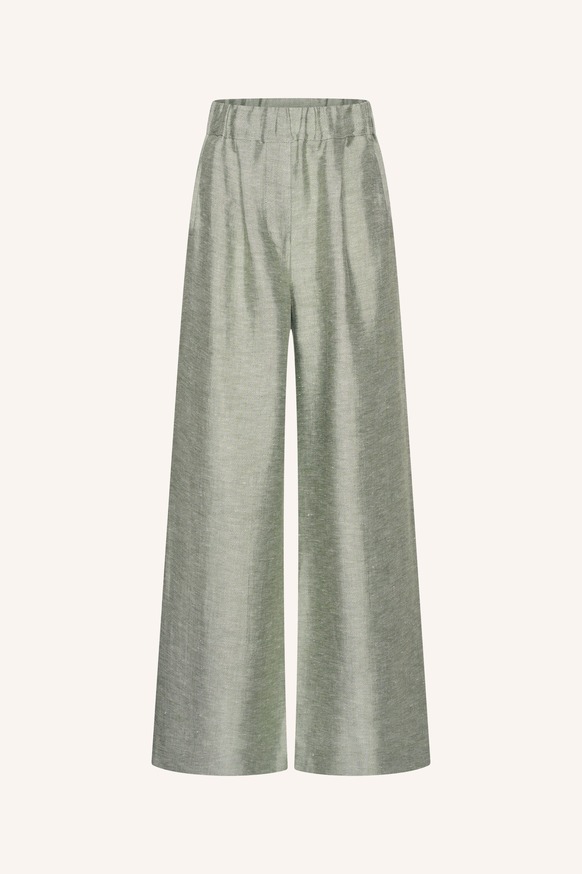 celin gloss pants | light mint