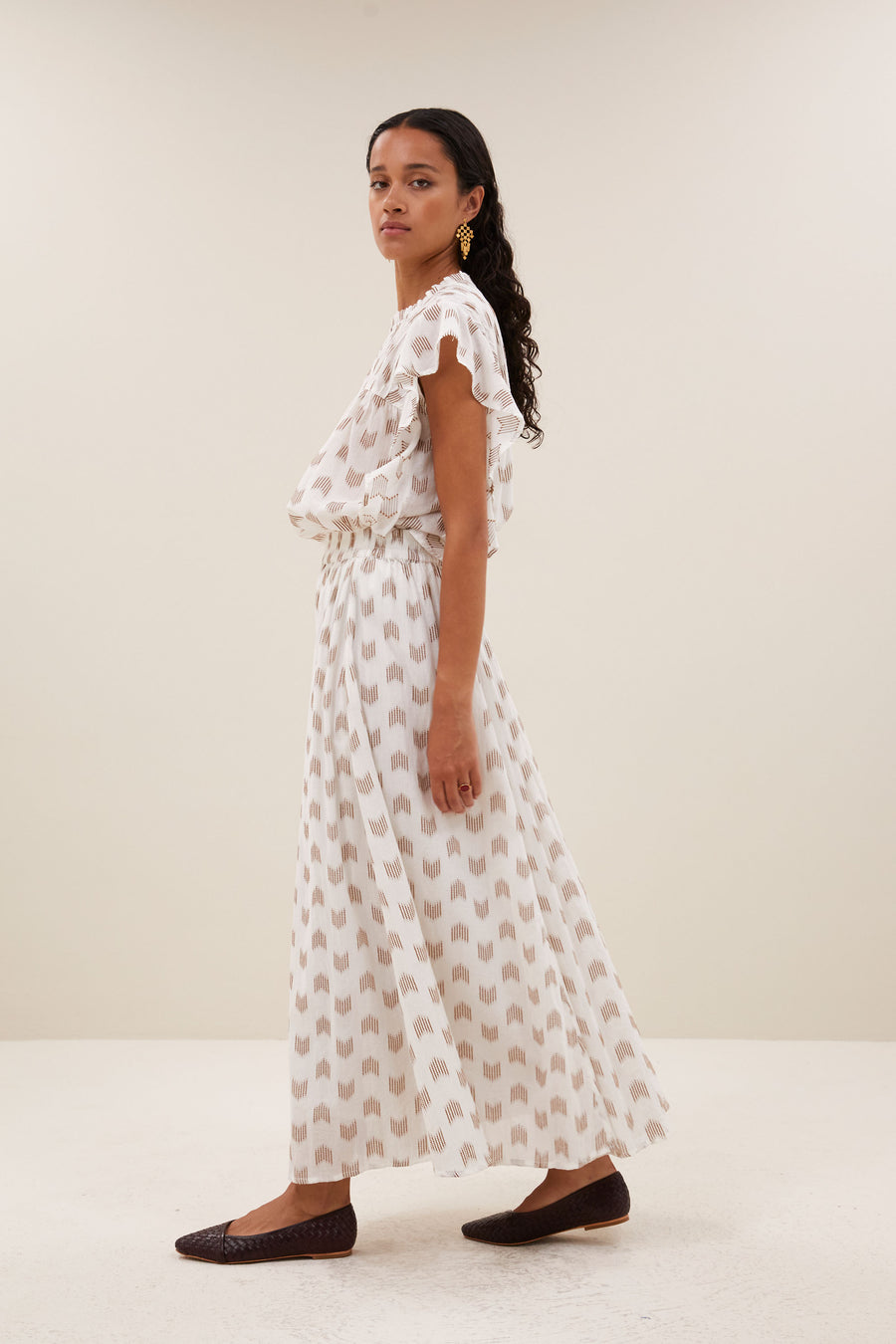 ruby-oase-skirt-oase-ikat-katoen kwaliteit-losvallende pasvorm-draagbaar als set-by-bar-zijaanzicht
